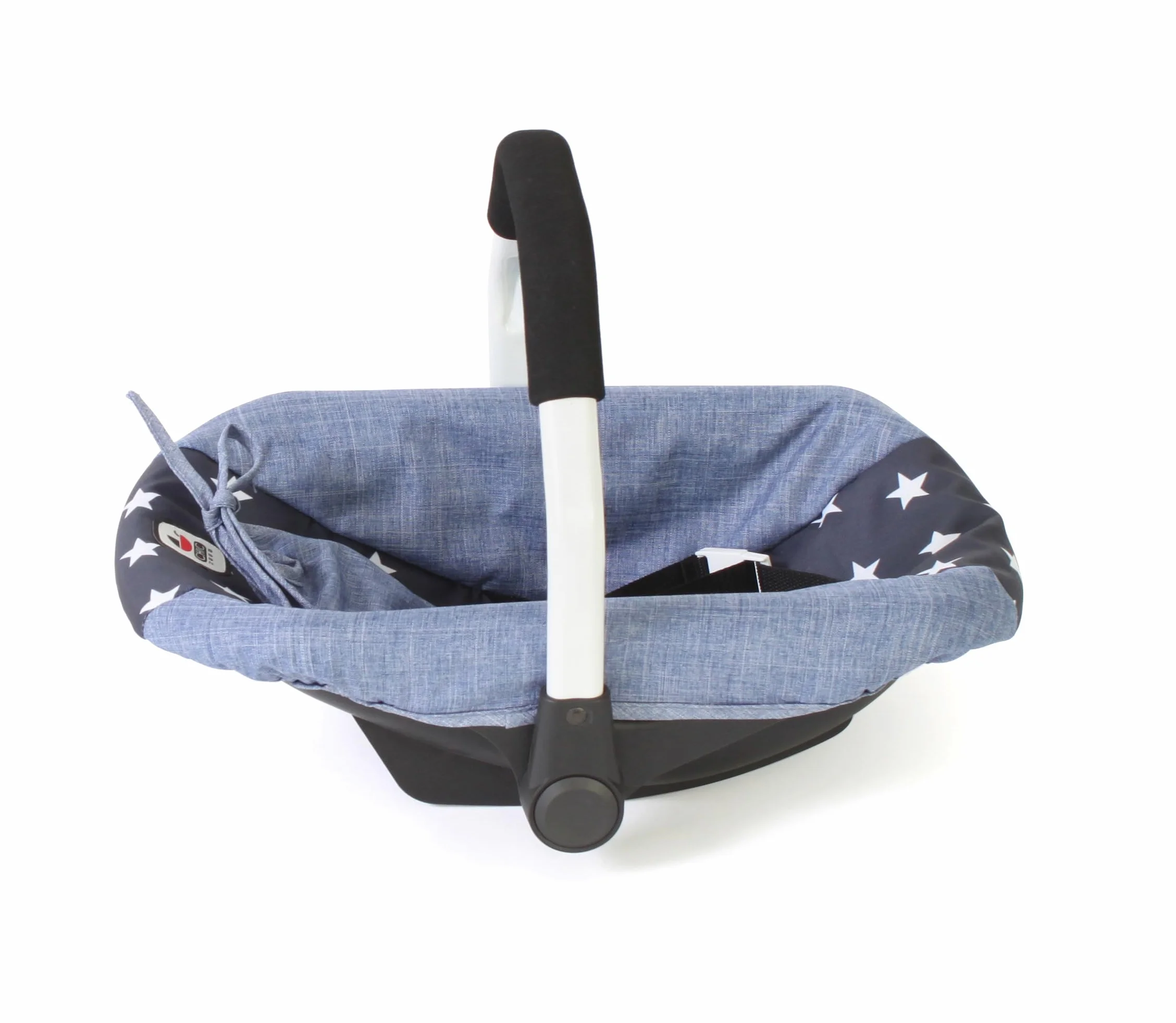 Bayer Chic 2000 Asiento de Coche para Muñecas, Portamuñecas, Azul Marino, 45x31x32 cm