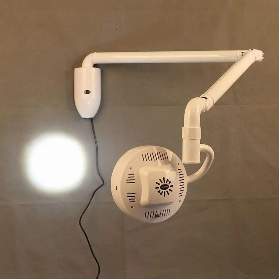 Lámpara quirúrgica médica Dental, rotación de 360 ​​° 30W Colgante de Pared LED Examen médico quirúrgico Lámpara de Examen de cirugía Dental con luz fría sin Sombras.