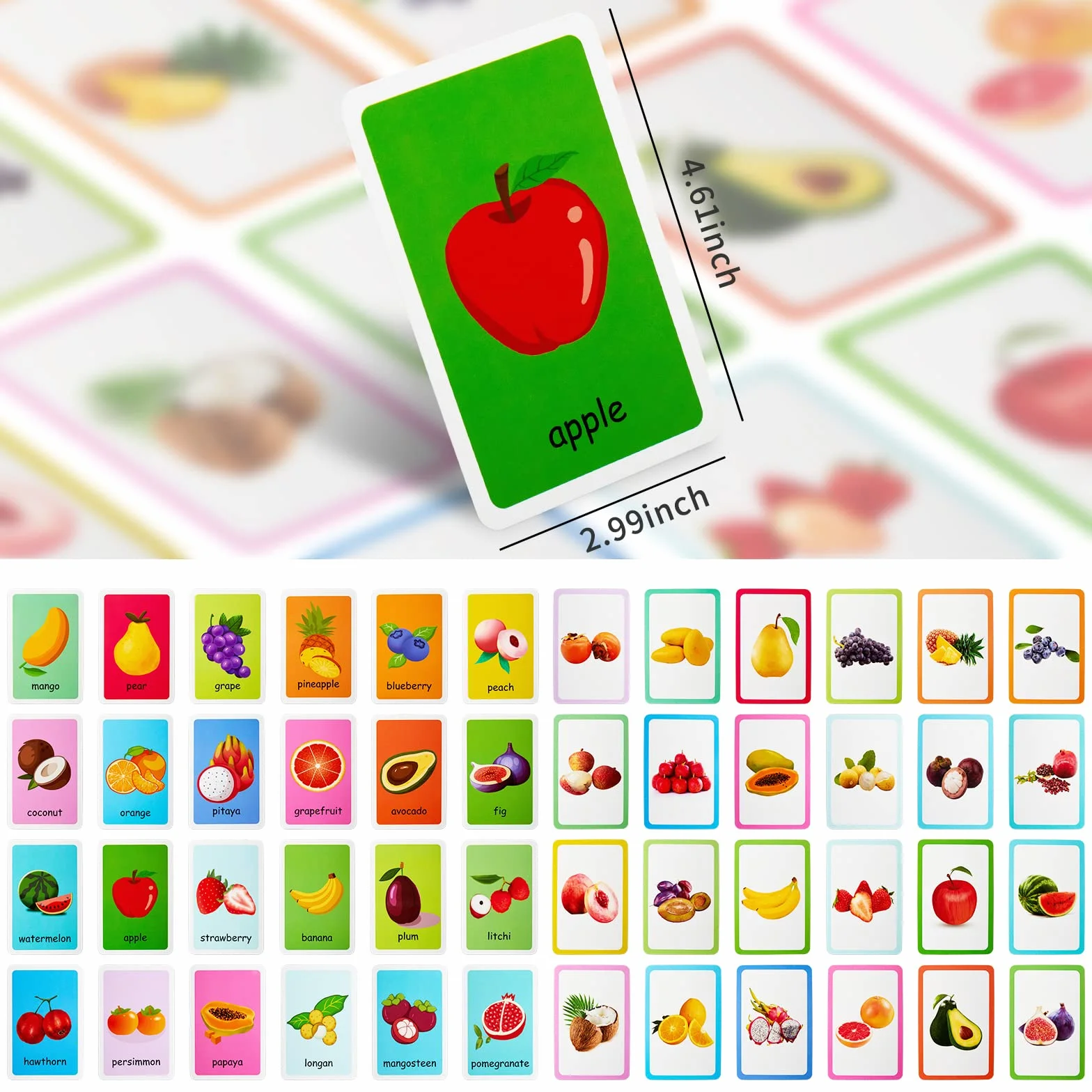 144 Tarjetas Flash Ingles Mis Primeras Palabras Juguetes Didácticos Estimulación Temprana Lenguaje Bebés Niños 2-5 Años