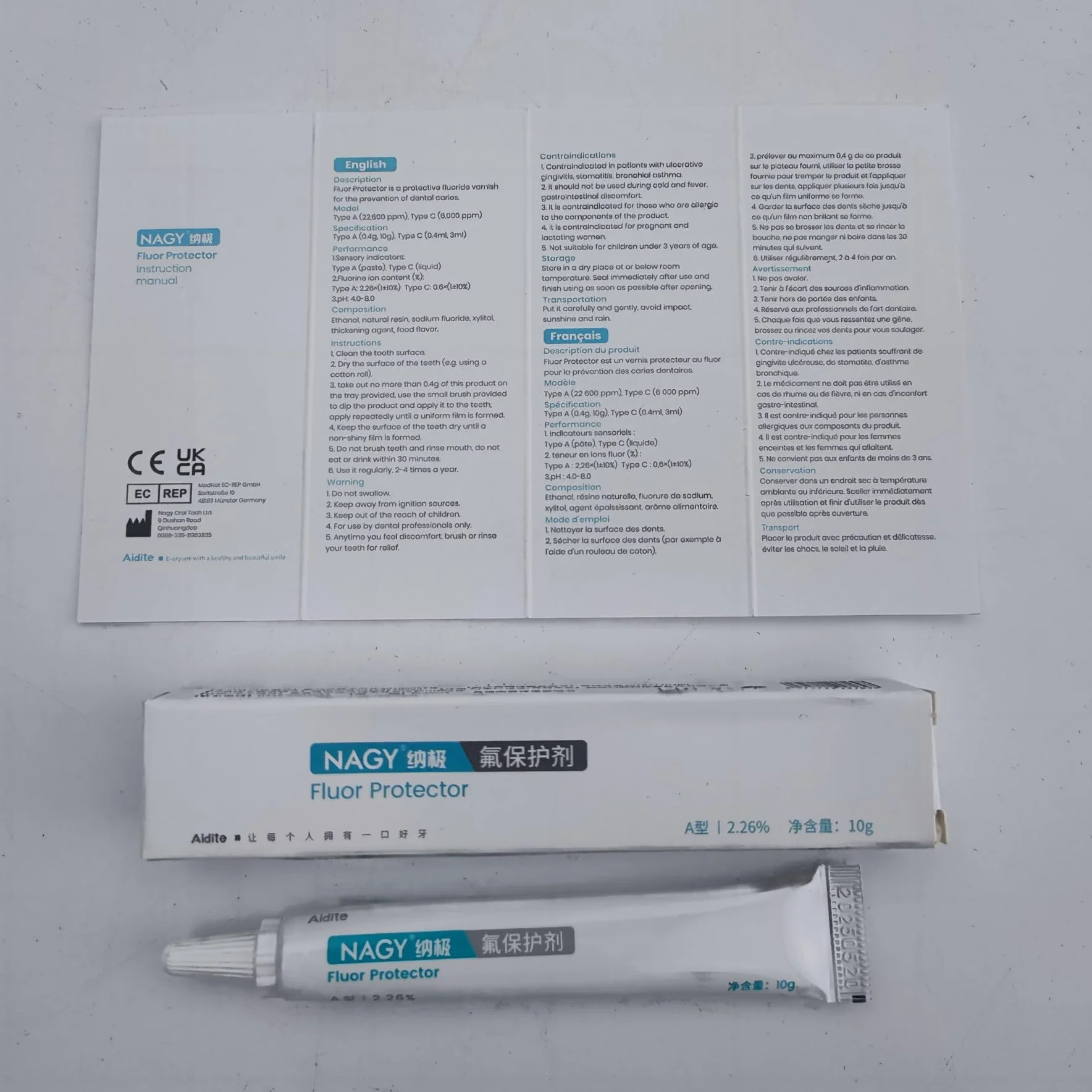 NAGY Fluor Protector Barniz Fluorado 10 g 22.600 ppm