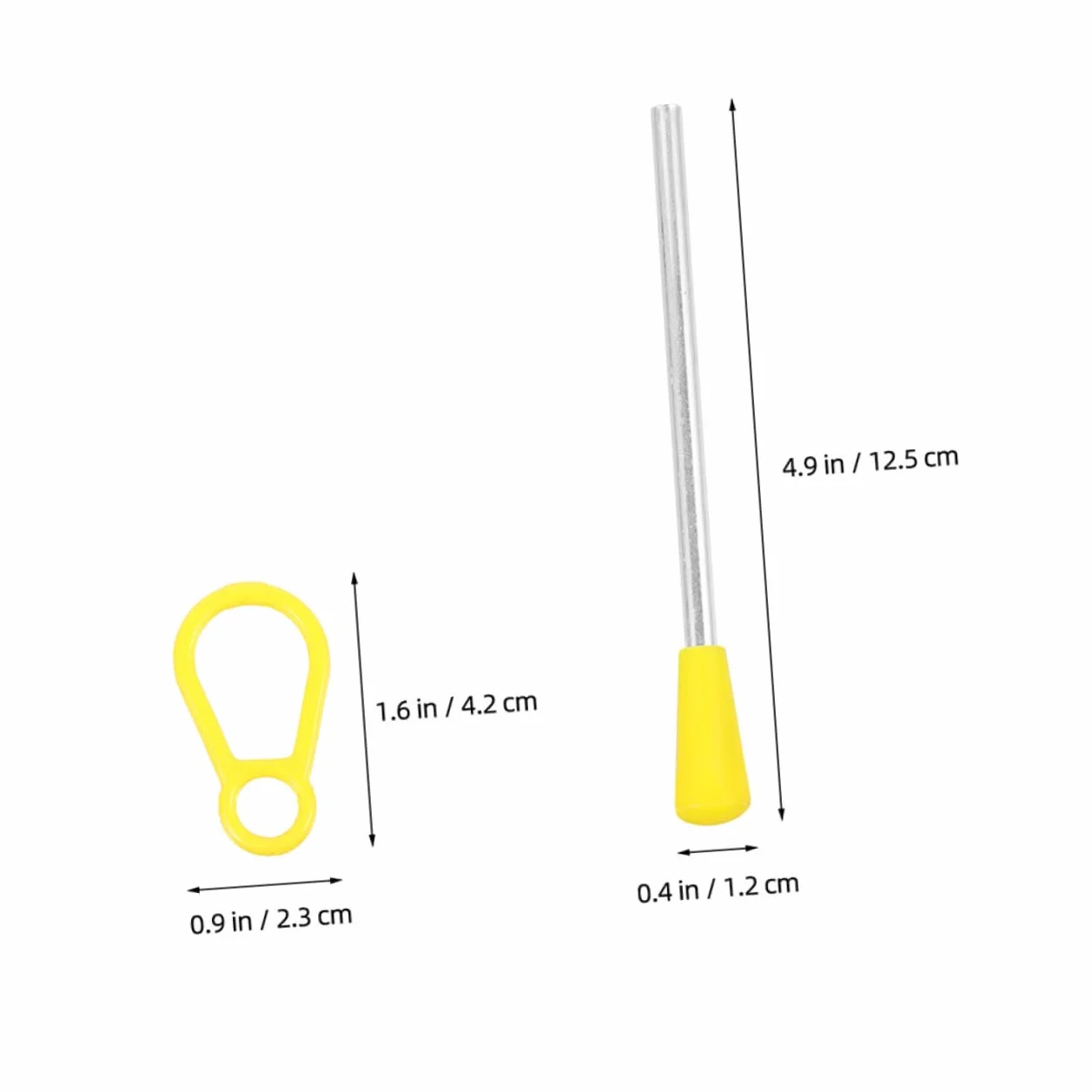 YARNOW Juego de 2 Piezas Mazos Triangulares de Hierro para Instrumento Musical Triángulo