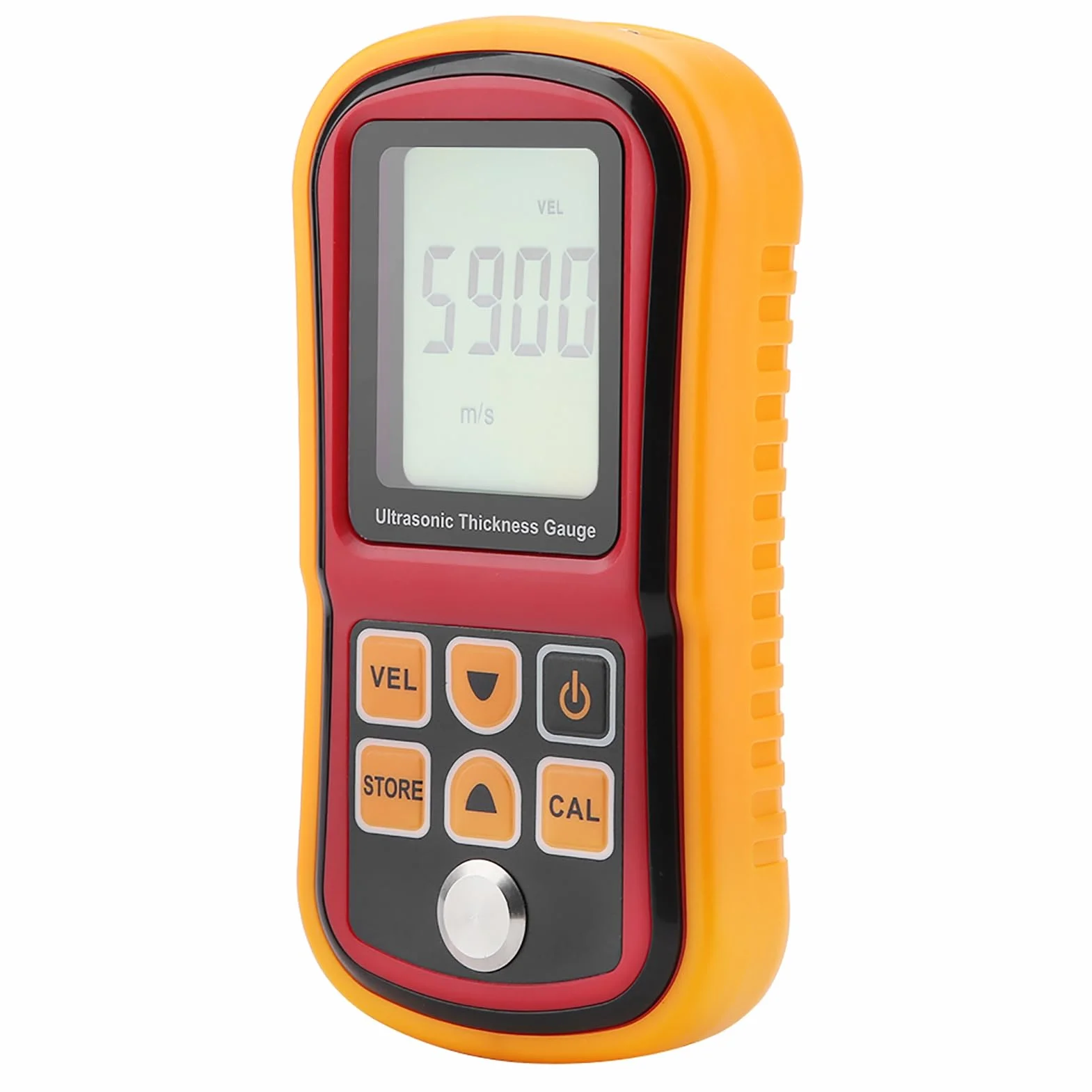 Espesor ónico Digital, Medidor Ultrasónico GM100 Pantalla LCD Grande de 1,2 a 225 Mm Monitor de Prueba de Ancho de Acero Medidor de Velocidad de Sonido Calibración Automática 5