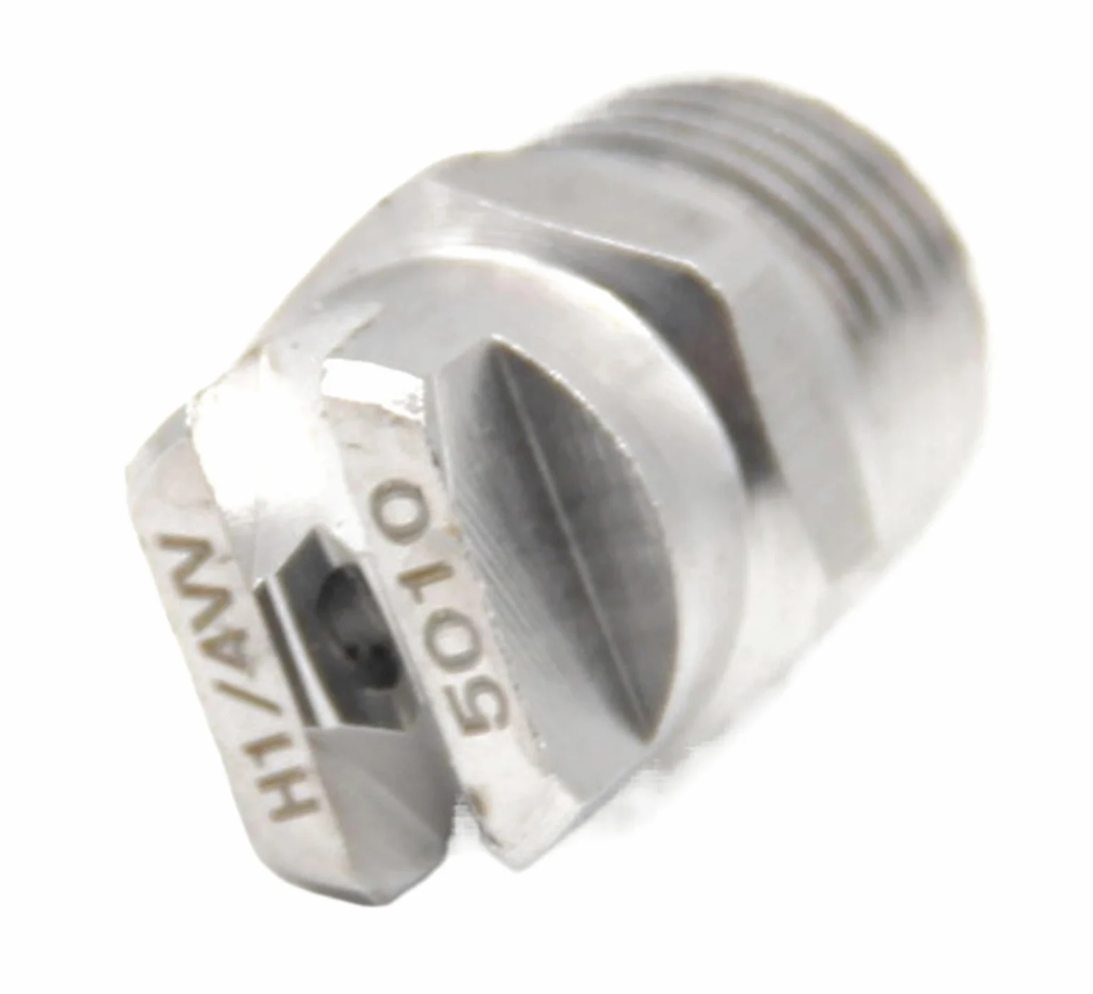 (4 piezas) Boquilla de abanico plano de 1/4" y 50 grados, boquilla industrial for pulverización de productos químicos de lavado a alta presión. Boquillas de abanico plano.(1I4 inch 5010)