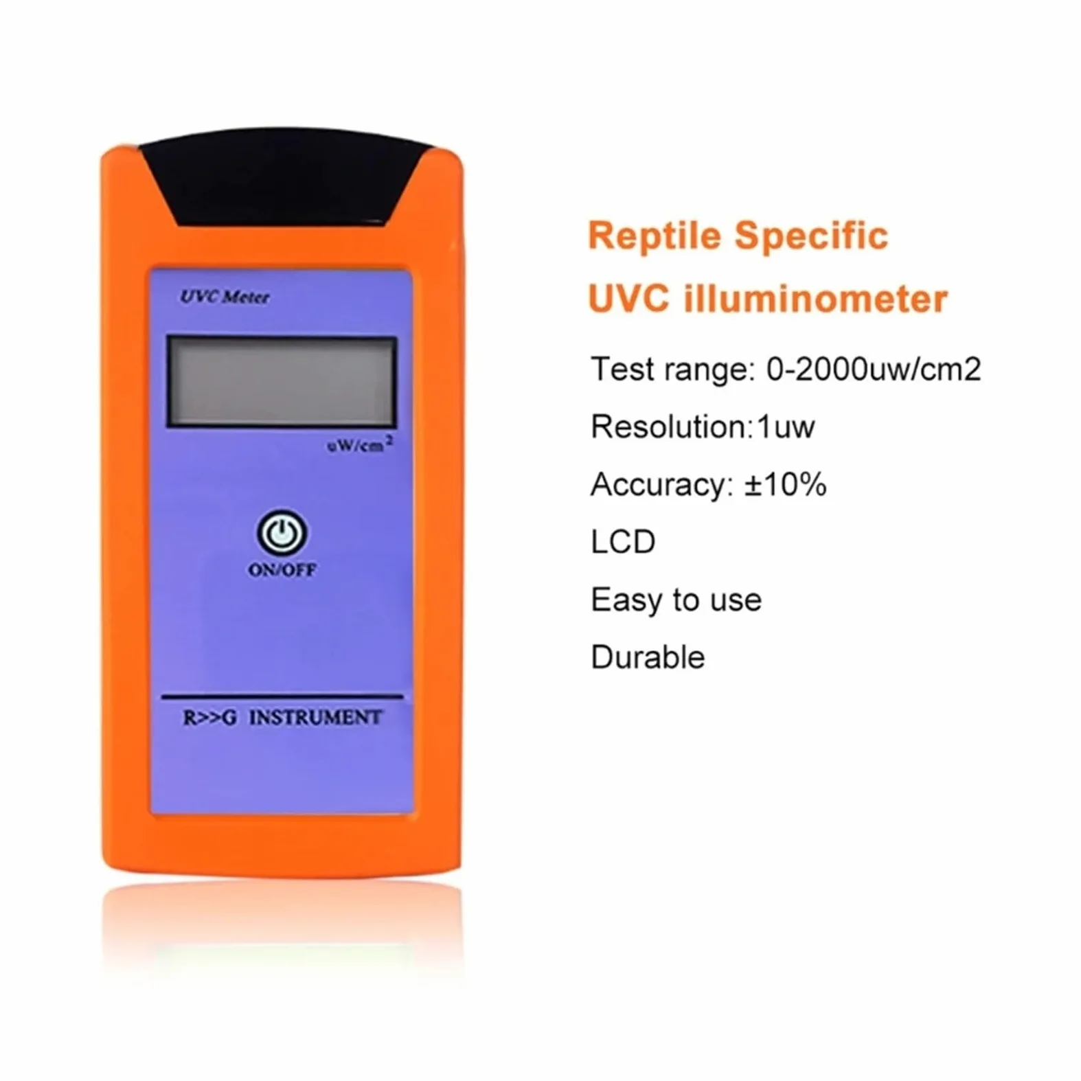Espectrofotómetros Medidor de luz digital RGM, medición de radiación UV 220-280 NM