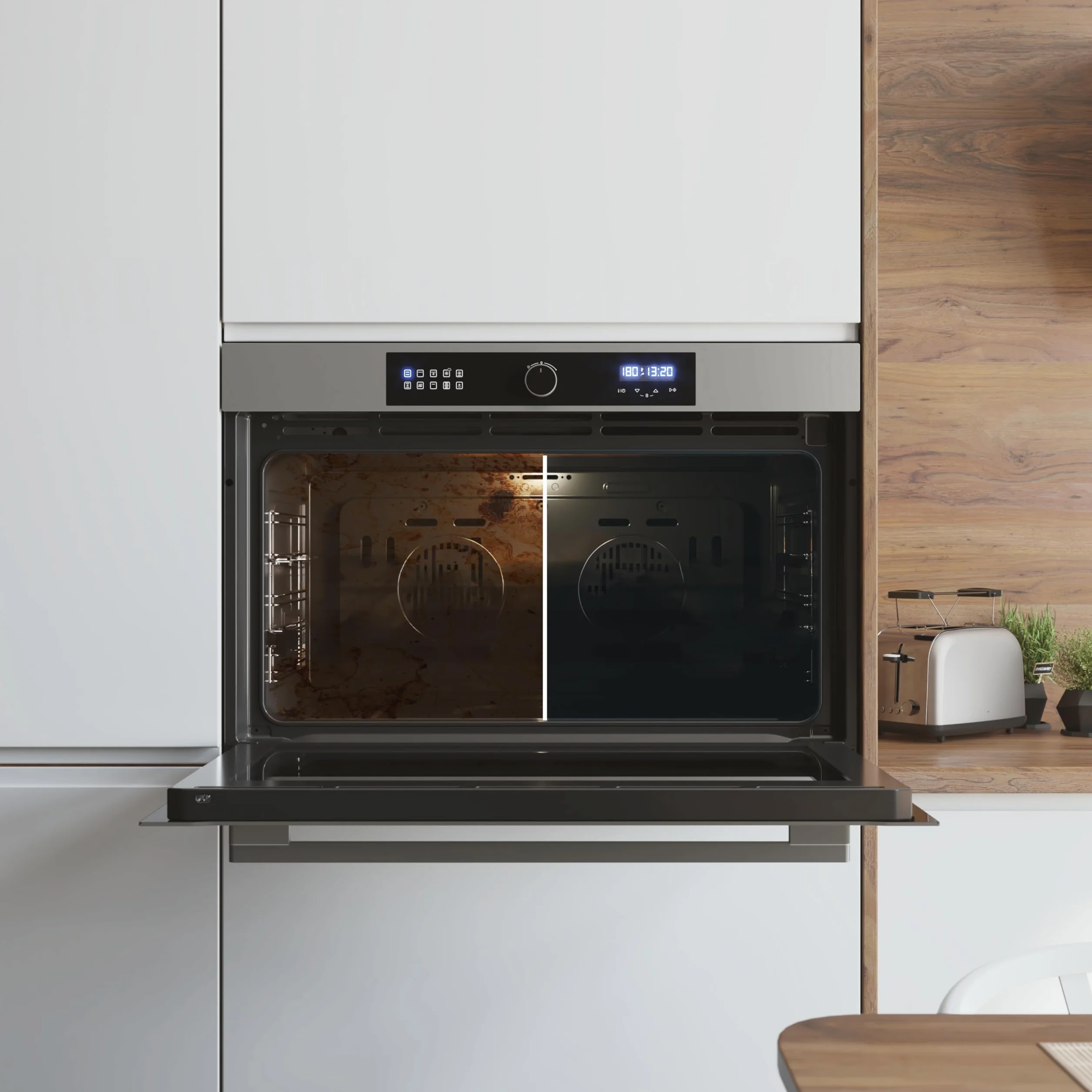 Cecotec Horno Integrable Multifunción Bolero Hexa AF319000 3800W 133L 11 Funciones Airfryer Pizza Steam