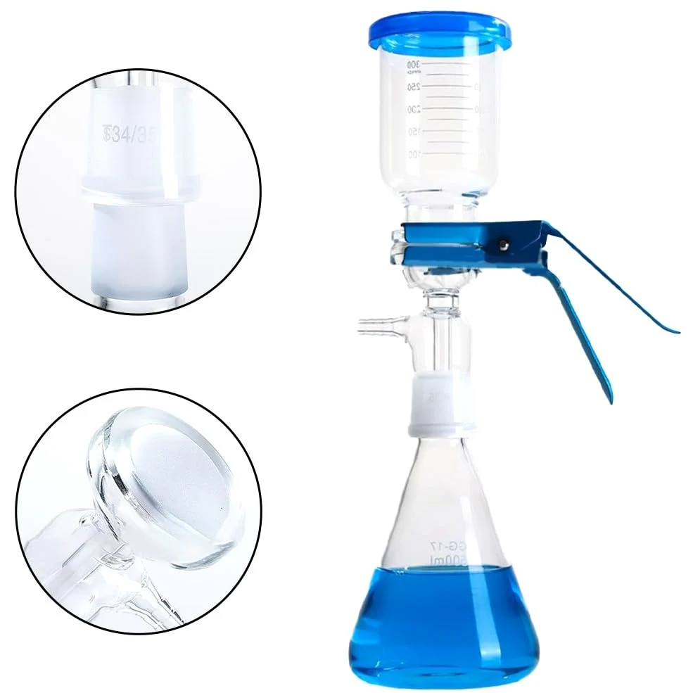 equipo del filtro de vacío del laboratorio de 250ml a 1000ml con la base de la arena para el análisis cromatográfico (250ml)