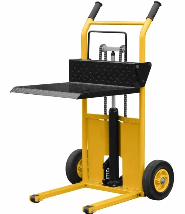 WLTA Carretilla elevadora de transporte móvil Apiladora de palets 900mm 200kg