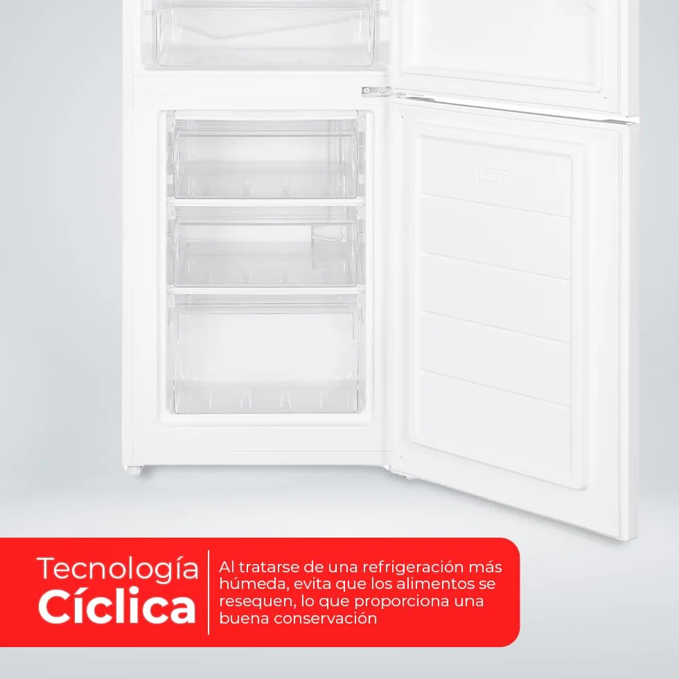 Nilson Frigorífico Combi 2 Puertas Blanco 262 L NC185500E Clase E