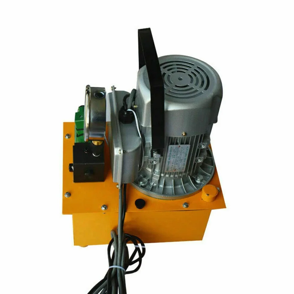 Bomba hidráulica eléctrica con válvula magnética, bomba electrohidráulica, 1400 rpm, 750 W, 700 bar