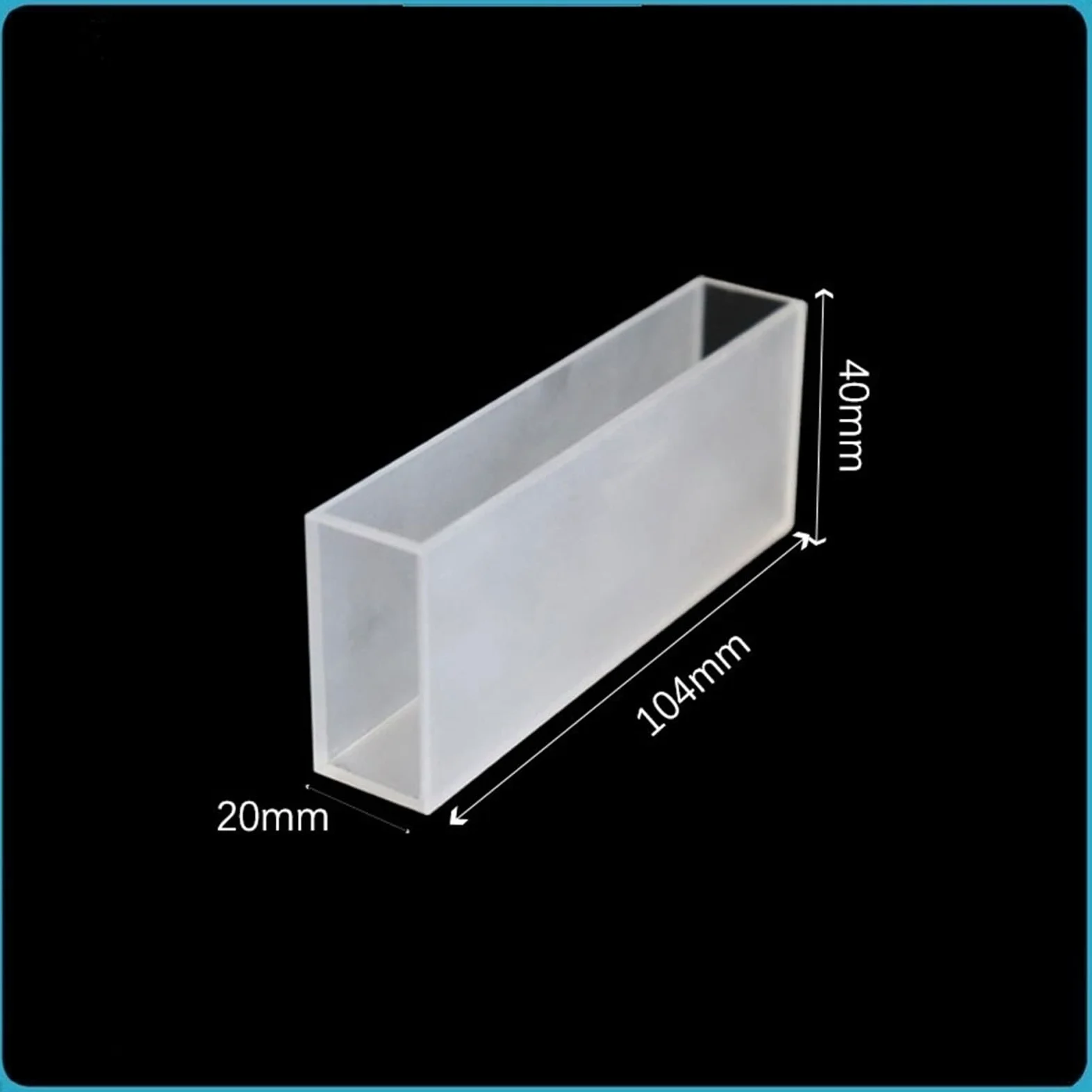 Tamiz de laboratorio Cubeta de cuarzo (celda de muestra líquida, 56 ml), trayectoria de luz, celdas de absorción de 100 mm for cromómetro comparativo, 1/PK