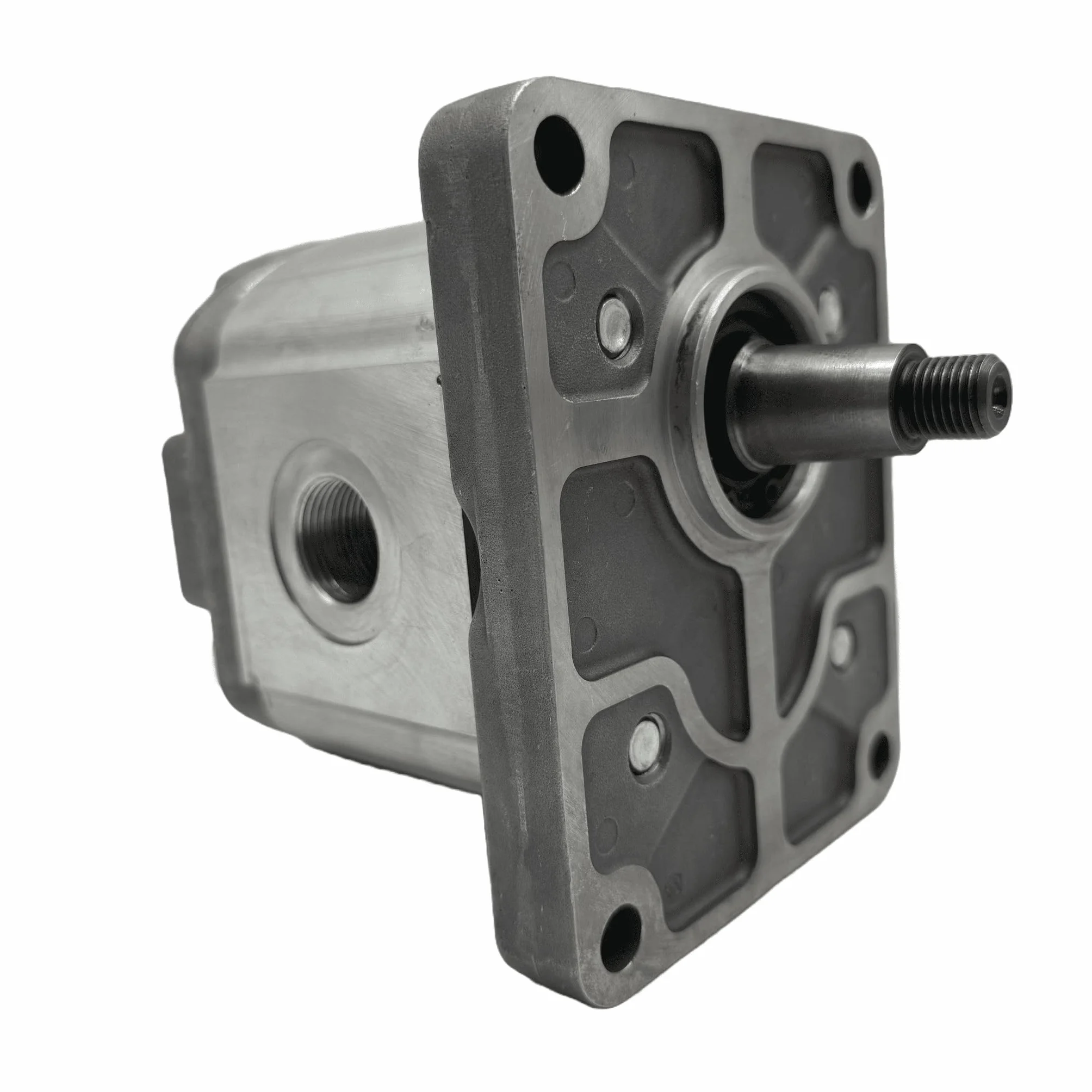 Bomba Hidráulica 30 L/min, Eje Cónico 1:8, Puertos GAS, Brida Europea, Montaje Europeo marca Hydrosila. Bomba para Tractor, Bomba para Prensa Hidráulica y Grupo Hidráulico