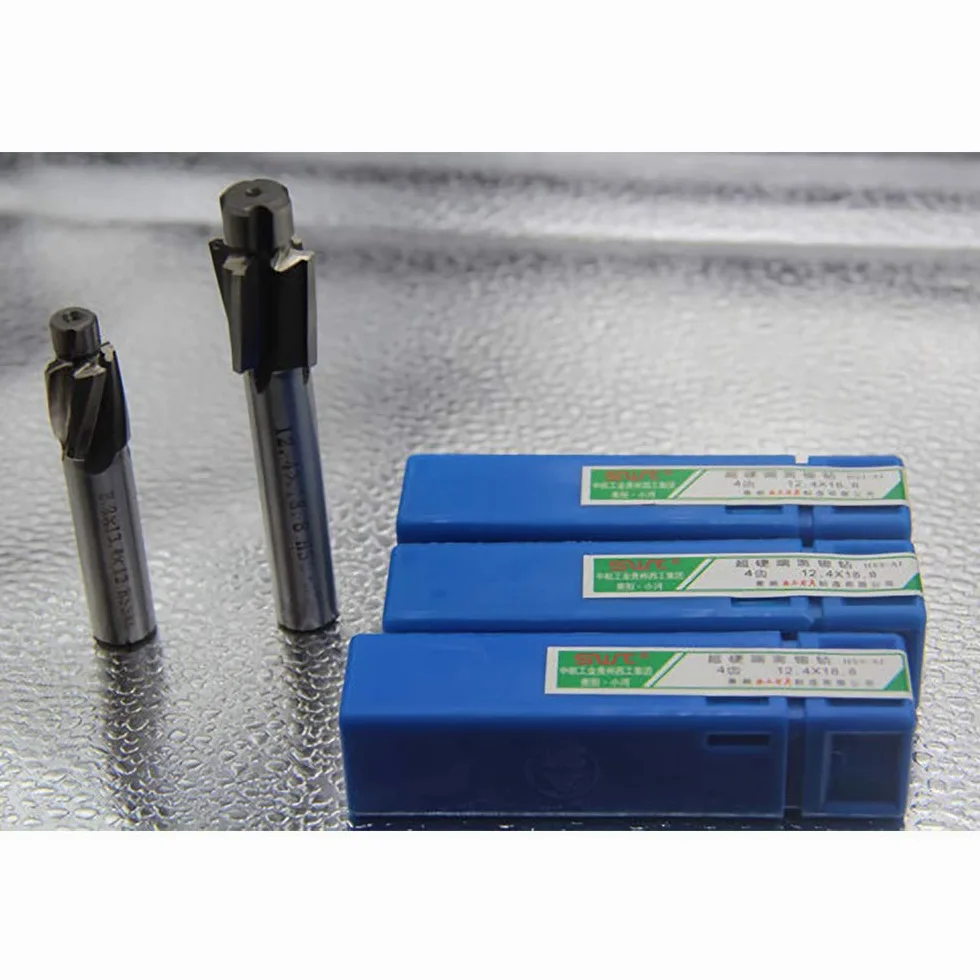 Juego de 5 brocas de acero de alta velocidad M3-M8 4 flautas HSS-AL de vástago recto para cobre, aluminio, acero, hierro fundido