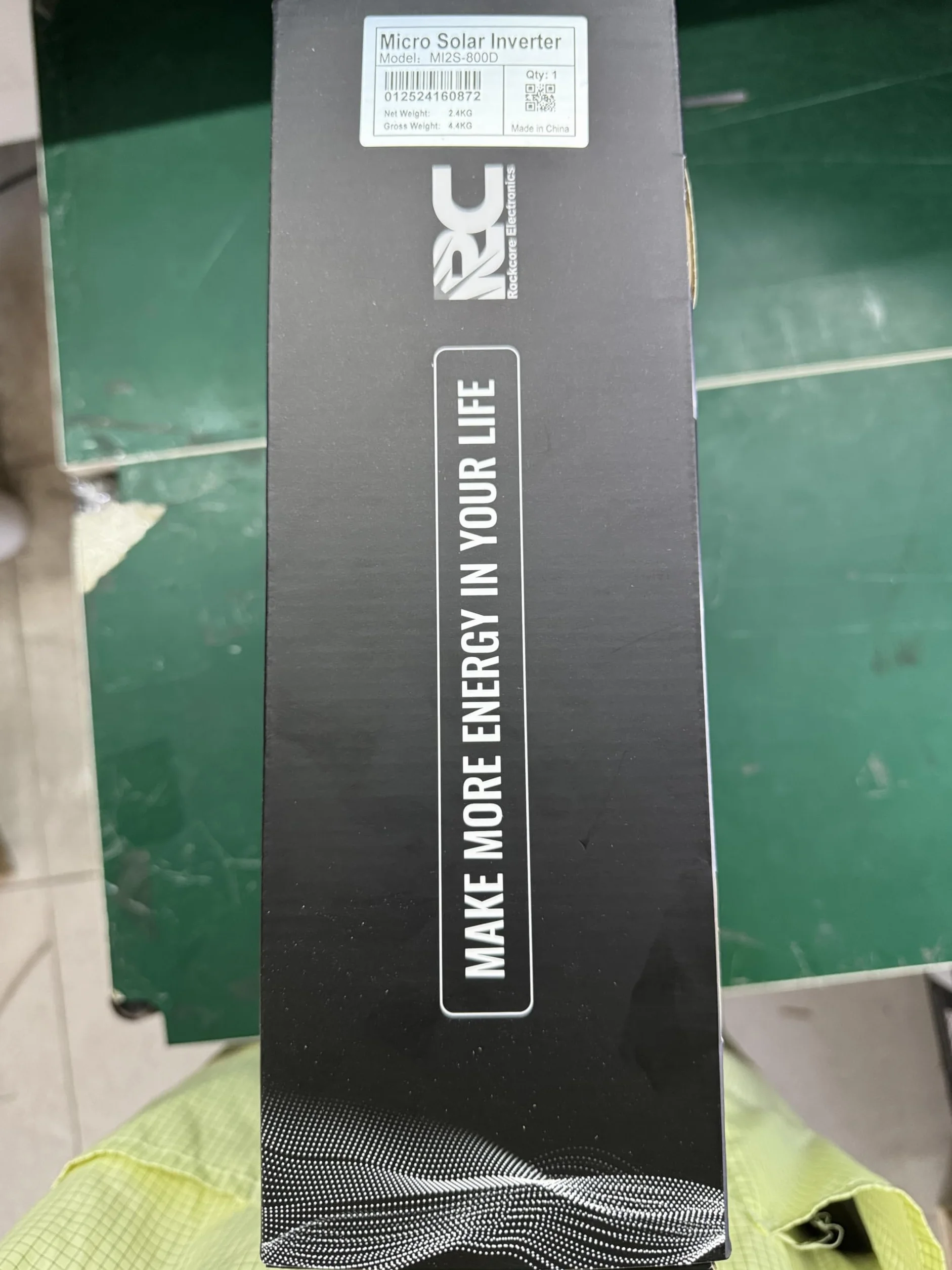 Inversor de microondas RC 800W, actualización a 800W, inversor Solar Inteligente, Control de la aplicación Mediante Wi-Fi, Adecuado para Central eléctrica de balcón, eficiencia MPPT del 99,8%