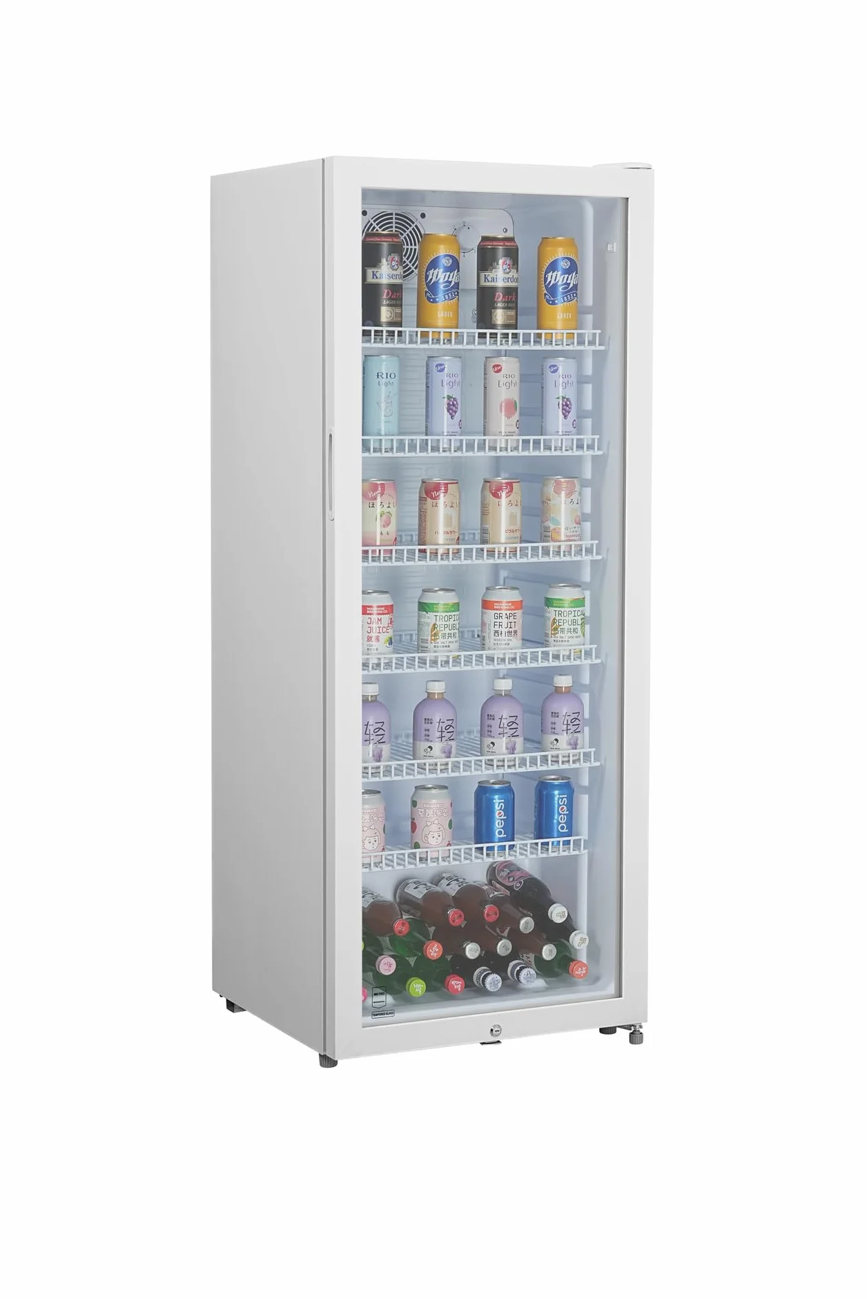 METRO Professional Frigorífico para Bebidas GSC4240, 237 L, Blanco, 54 x 54.5 x 139.5 cm