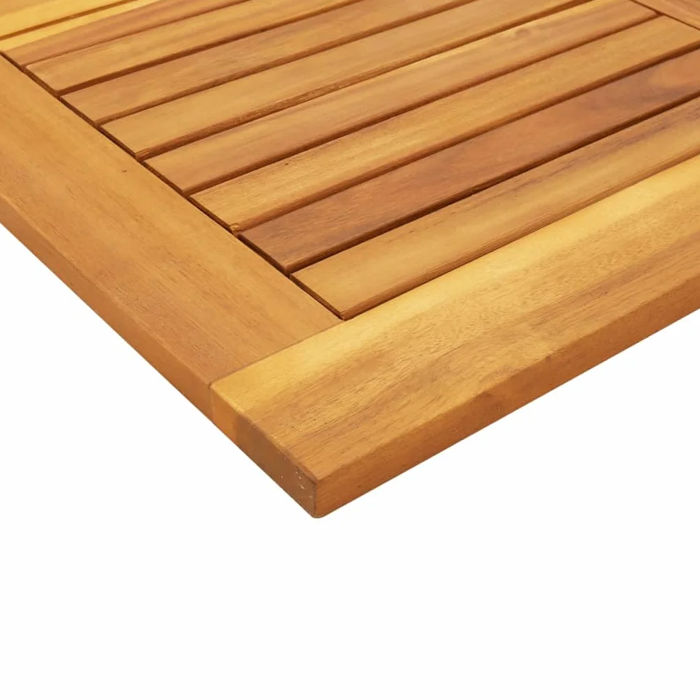 vidaXL Tablero de Mesa Cuadrado Madera Maciza de Acacia 90x90x2,2 cm, Tablero de Mesa de Repuesto, Tablero de Madera, Tablero de Repuesto