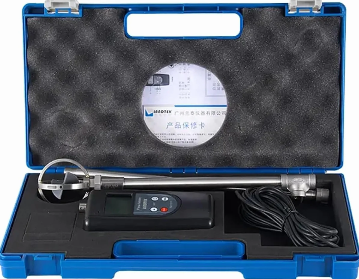 FM-100V5 Medidor de caudal portátil Probador de velocidad de agua 0.01-5.00 m/s