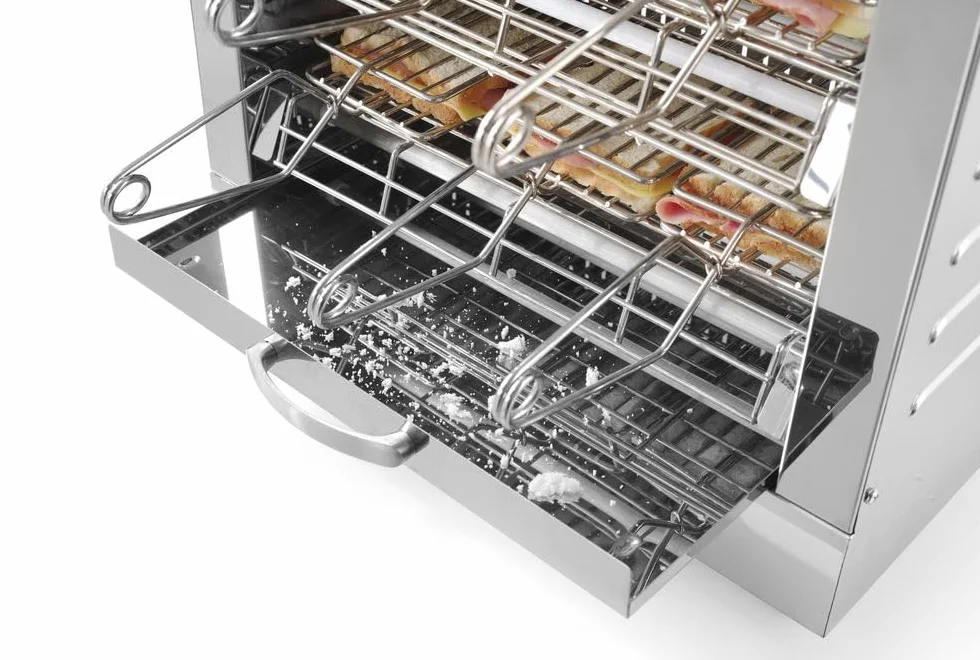 HENDI Multitostadora con 6 pinzas - 230V / 3000W - 438x290x(H)402 mm