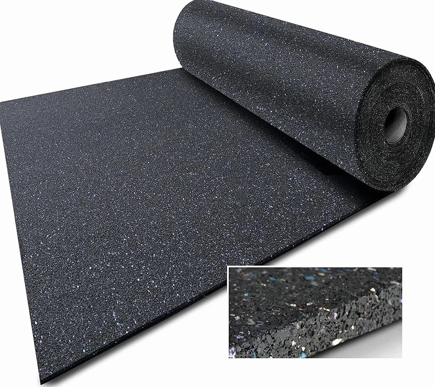 Esterilla de granular de goma, suelo de establo, fácil de colocar y tumbar antideslizante, alivio de articulaciones y buen agarre (grosor: 0,5 cm, 900 x 62,5 cm)