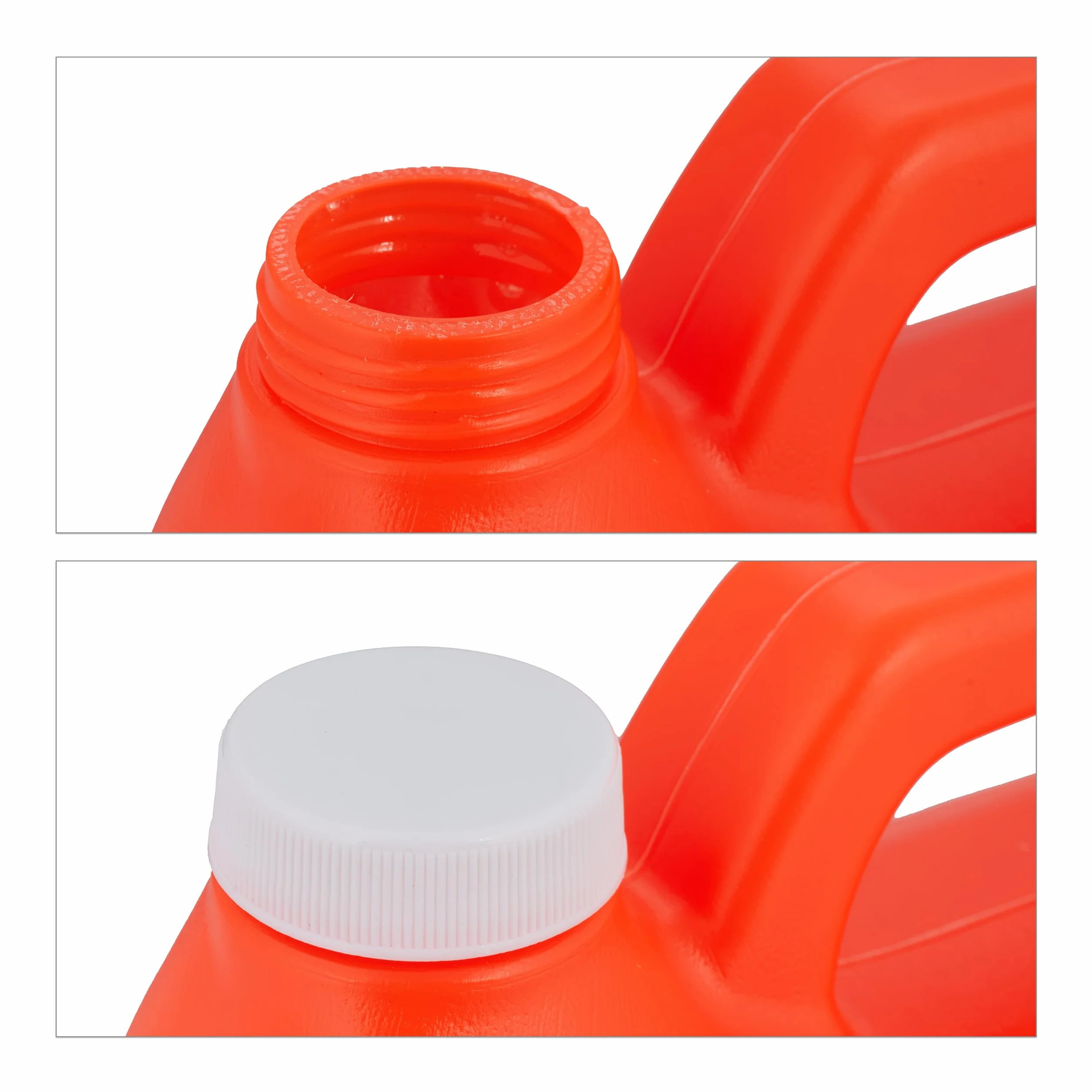 Relaxdays Garrafa Recambio Líquido Burbujas 2 L, Naranja