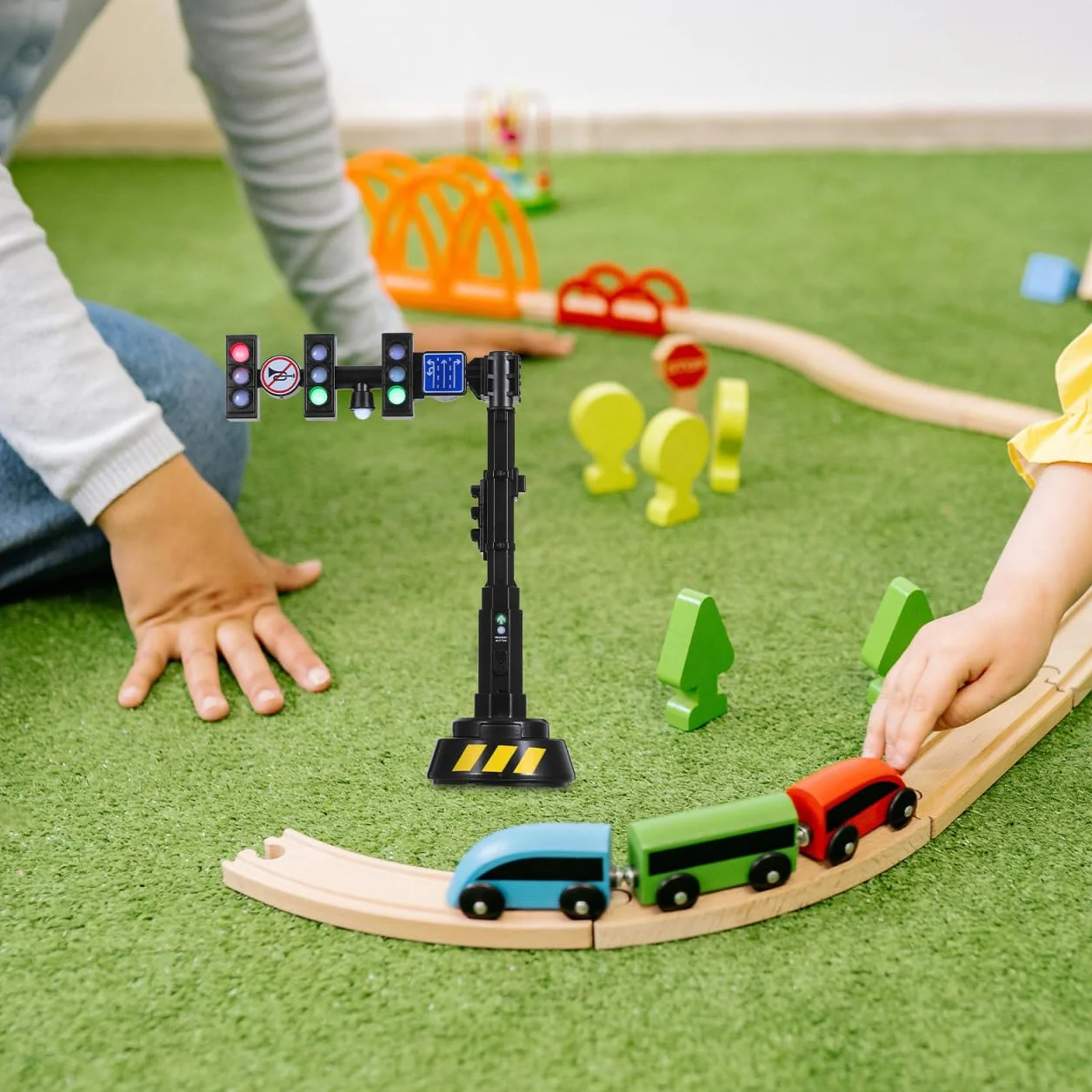 Semáforos simulados para niños ibasenice, modelo de semáforo mini para aulas, mesa de arena, materiales de bricolaje, indicador de tráfico de seguridad