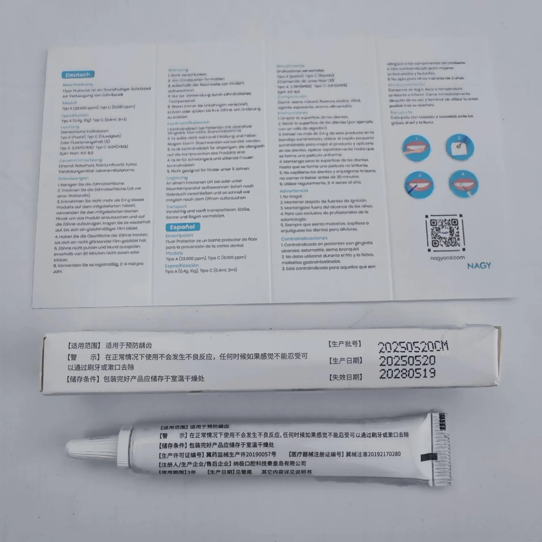 NAGY Fluor Protector Barniz Fluorado 10 g 22.600 ppm