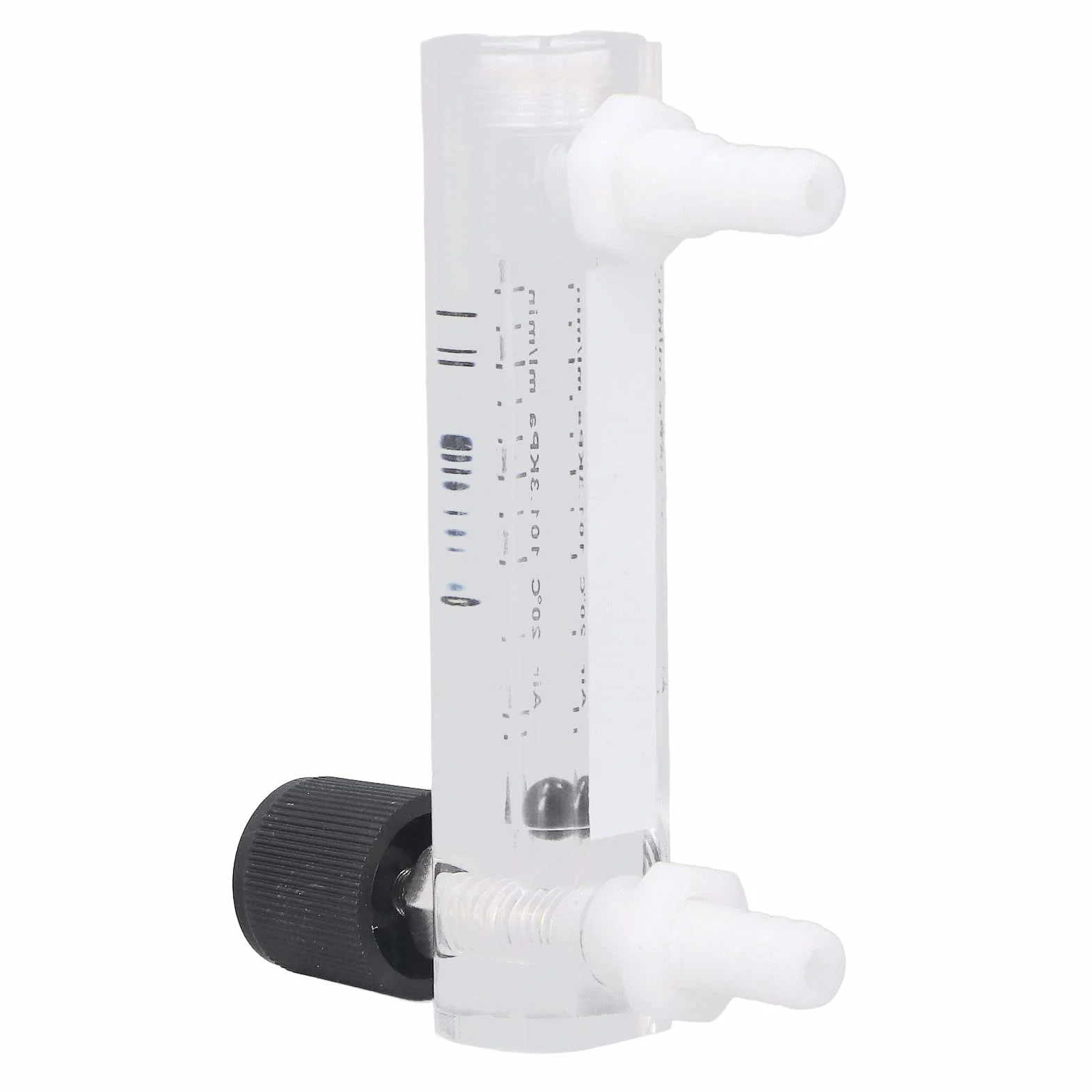 Medidor de Flujo Gas Aire Oxígeno 10-1000 Ml/Min Preciso Laboratorio Industrial Panel Ajustable Conector