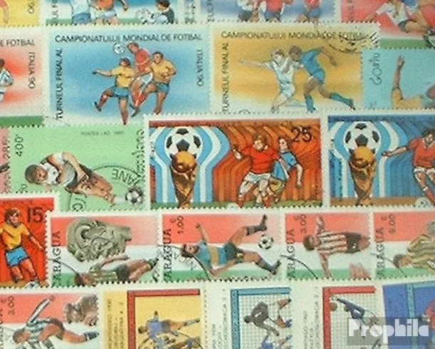 Prophila Collection Motivos 100 Varios Fútbol Sellos