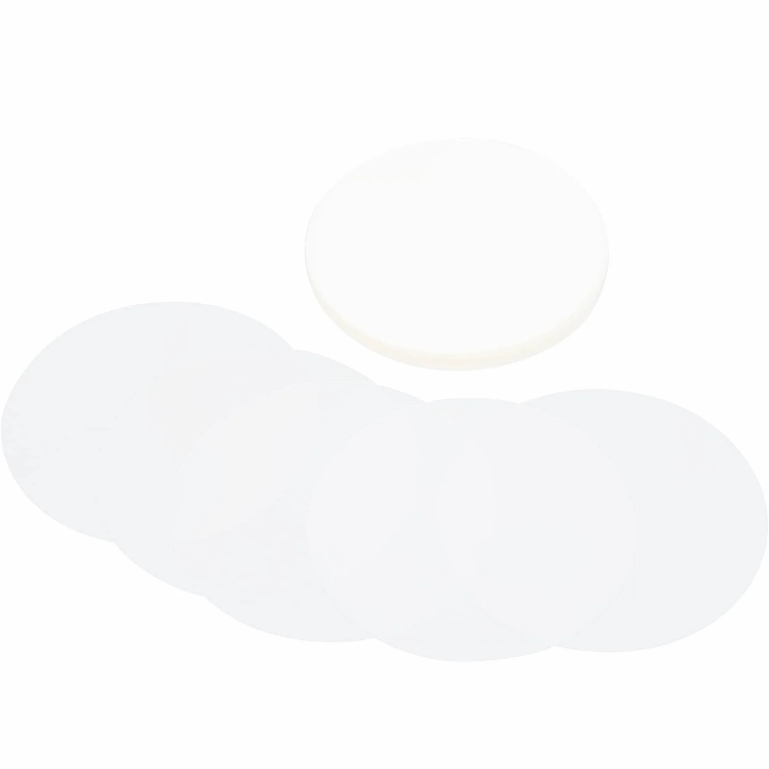 SEAFRONT Película de PVC Transparente 100 Uds. 50mm para Fabricante de Botones DIY
