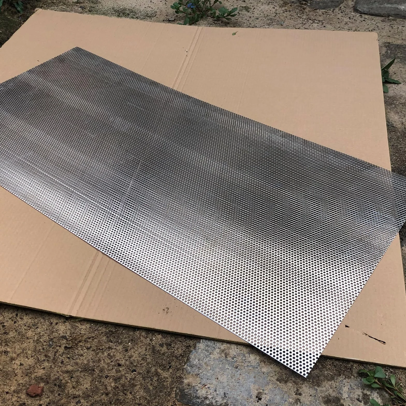 Chapa perforada acero inoxidable 3 mm 1,1 mm 914 mm x 457 mm