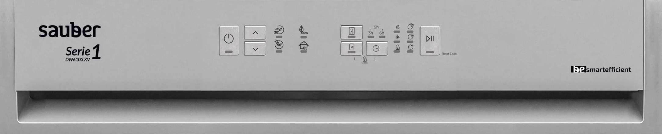 Sauber Lavavajillas 60 cm Serie 1-DW6103XV 12 Cubiertos Inox