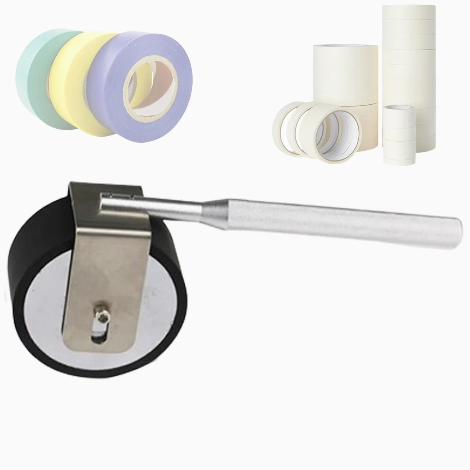 Probador manual de adherencia de cinta sensible a la presión, fuerza de rodadura de 2 kg, diámetro del rodillo de 83 mm, para prueba de calidad de cinta adhesiva