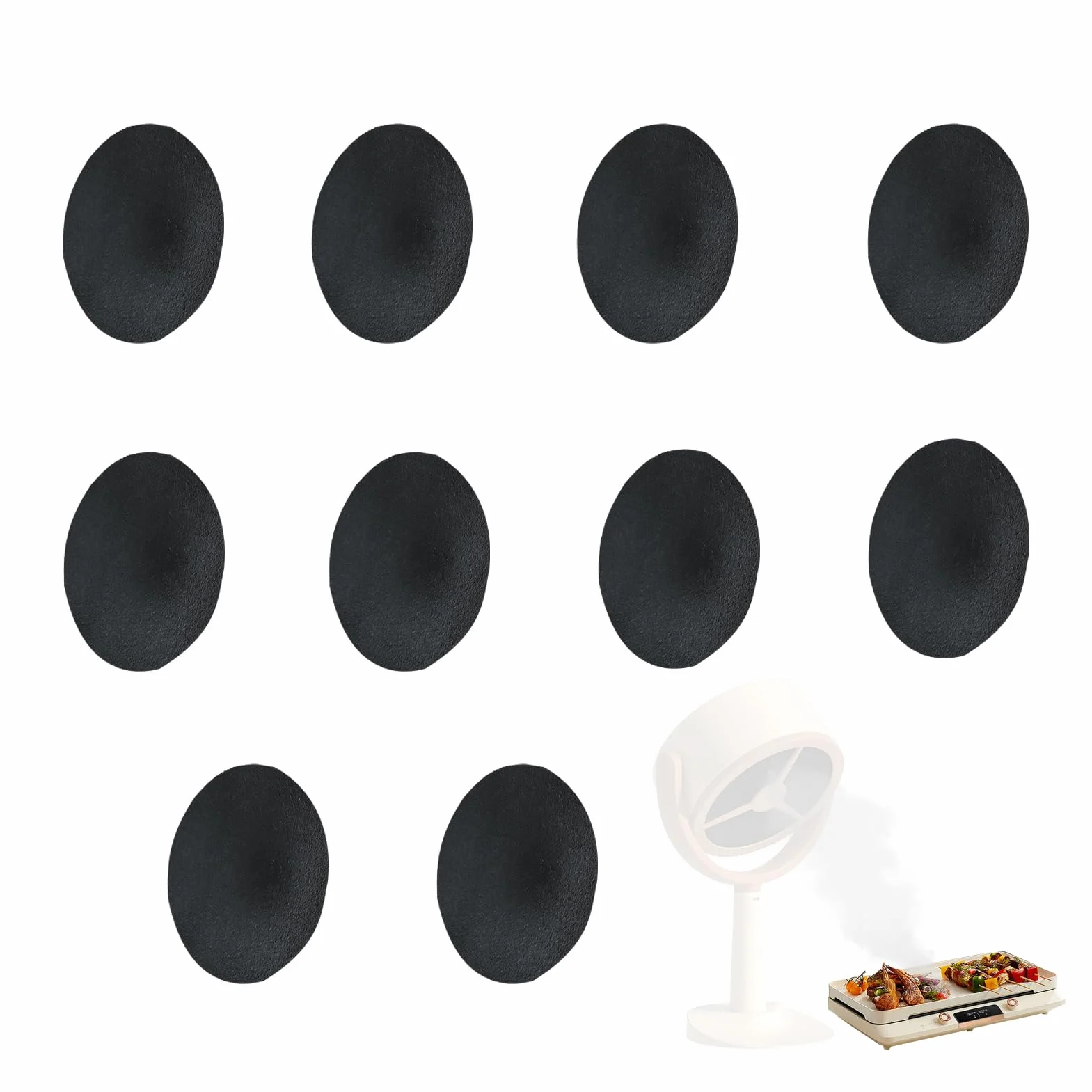 Campana de Cocina Portátil 3000 mAh Ventilador Extractora Liviana para Barbacoa Interior