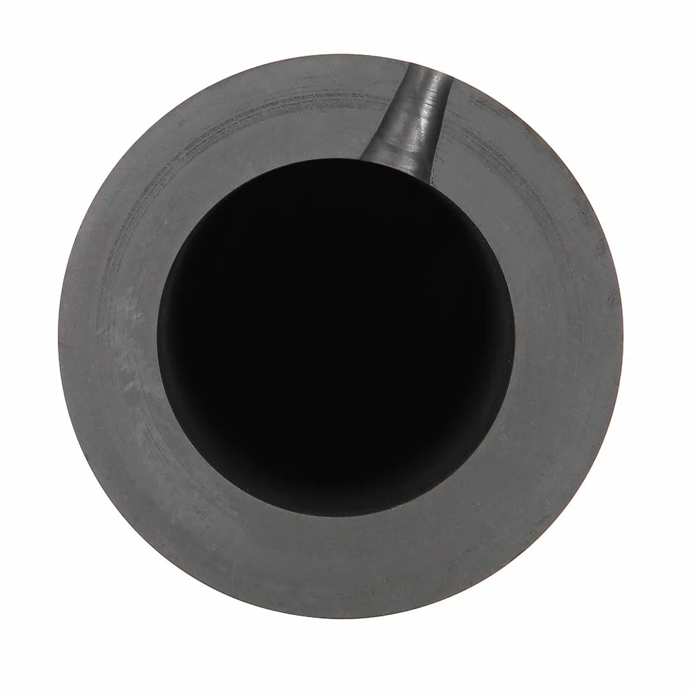 Crisol de grafito de alta pureza 2 kg molde lingote fundición oro plata aluminio latón