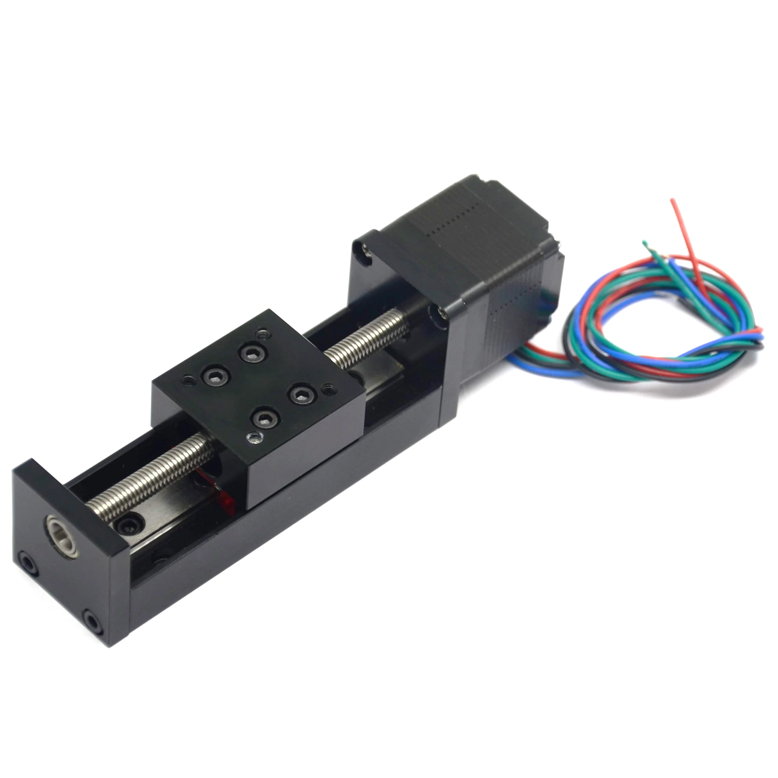1 mini accionador de guía lineal de carril T6x1 tornillo de plomo con motor paso a paso NEMA11,longitud de carrera efectiva de 50mm para piezas de enrutador CNC X Y Z lineal (tamaño:50 mm)