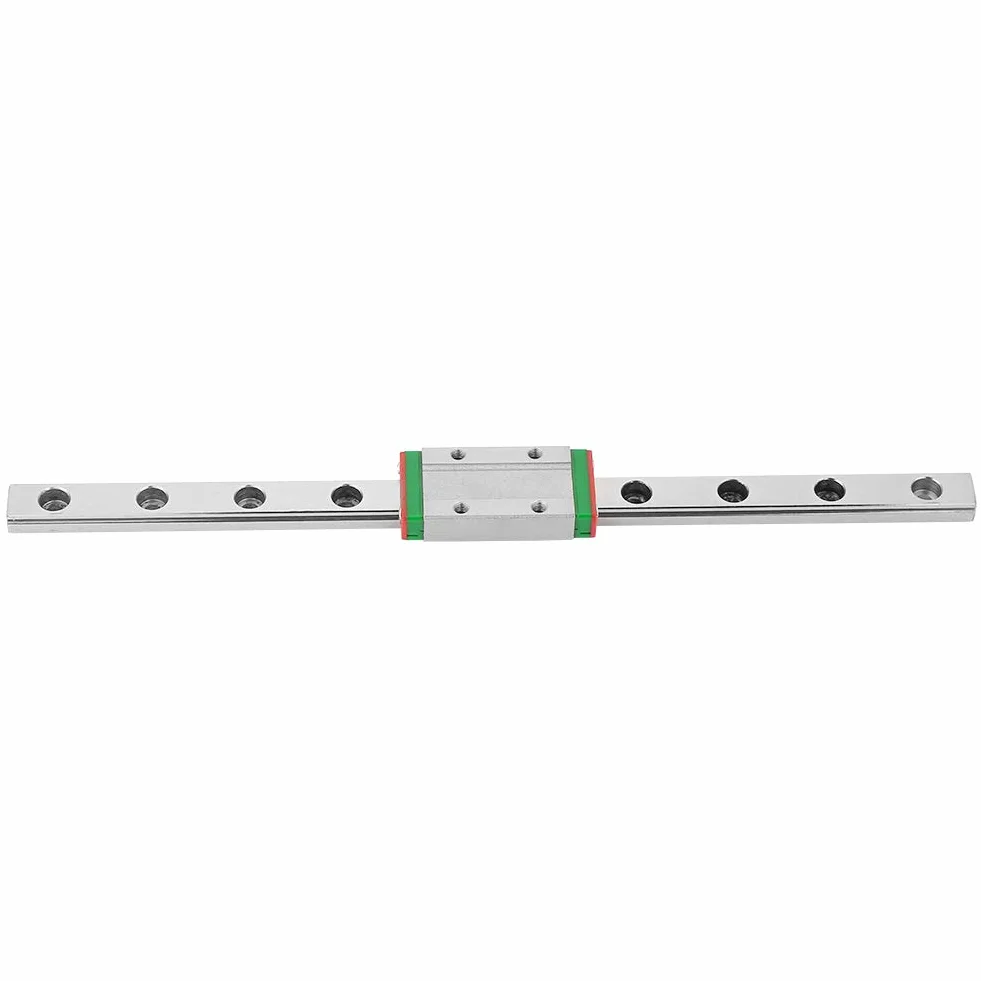 Carril guía lineal en miniatura LML9H 200 mm, 9 mm, bloque deslizante, movimiento lineal compacto, 4 contacto