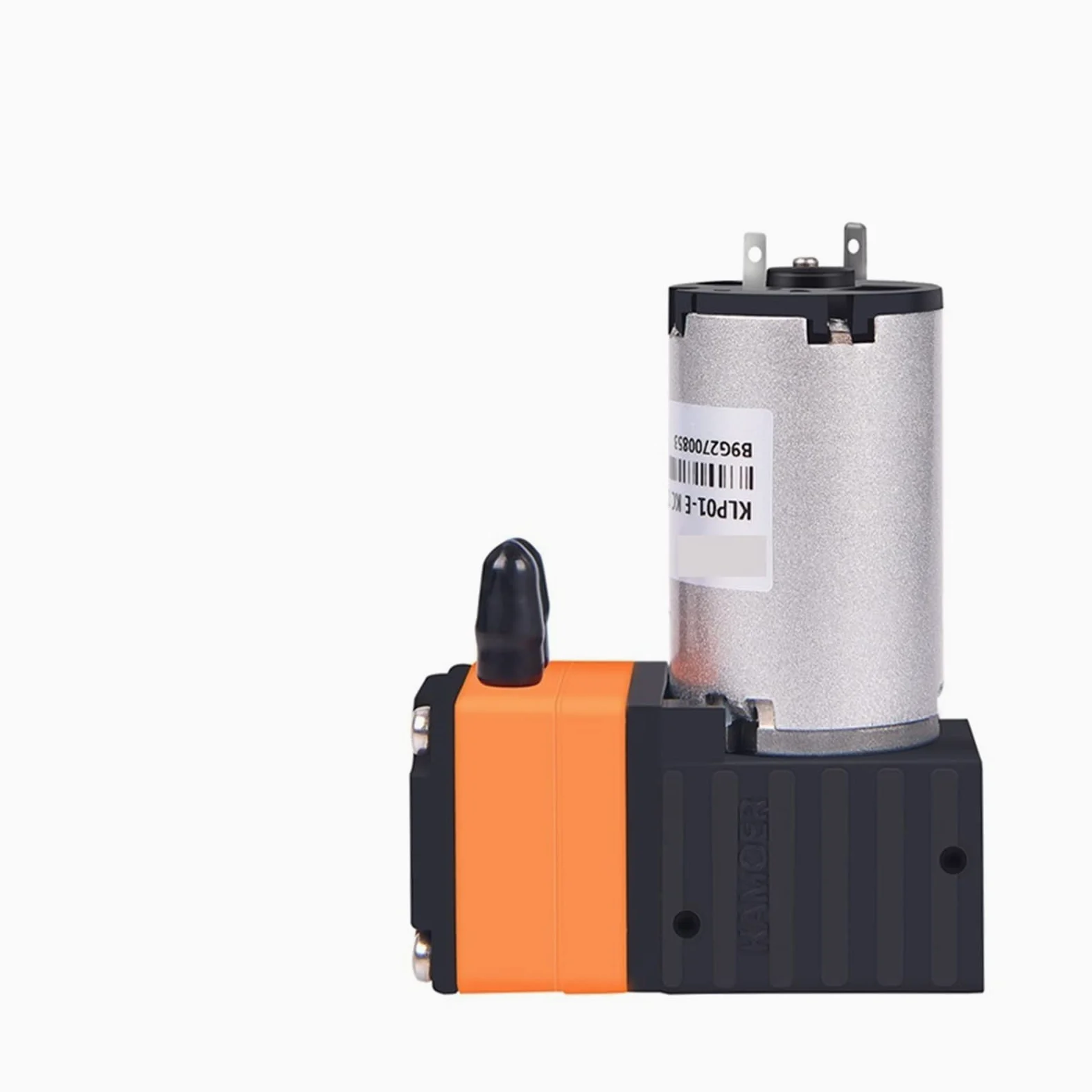 Mini bomba de líquido de diafragma de cepillo 12 V/24 V con Motor de CC de cepillo cabeza única de junta recta for análisis de laboratorio y líquido(12v)