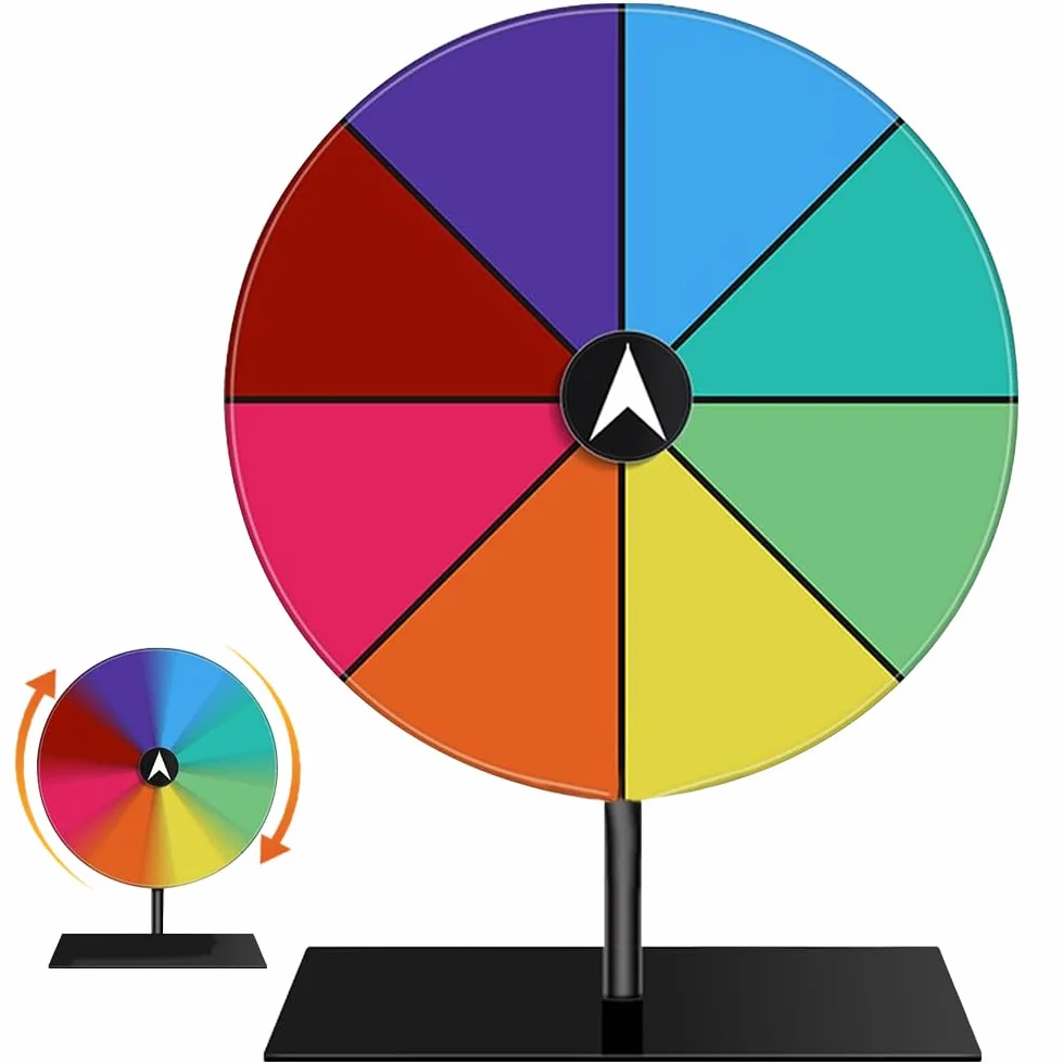 Rueda de la Fortuna Juego de Ruleta Reutilizable para Carnaval y Feria