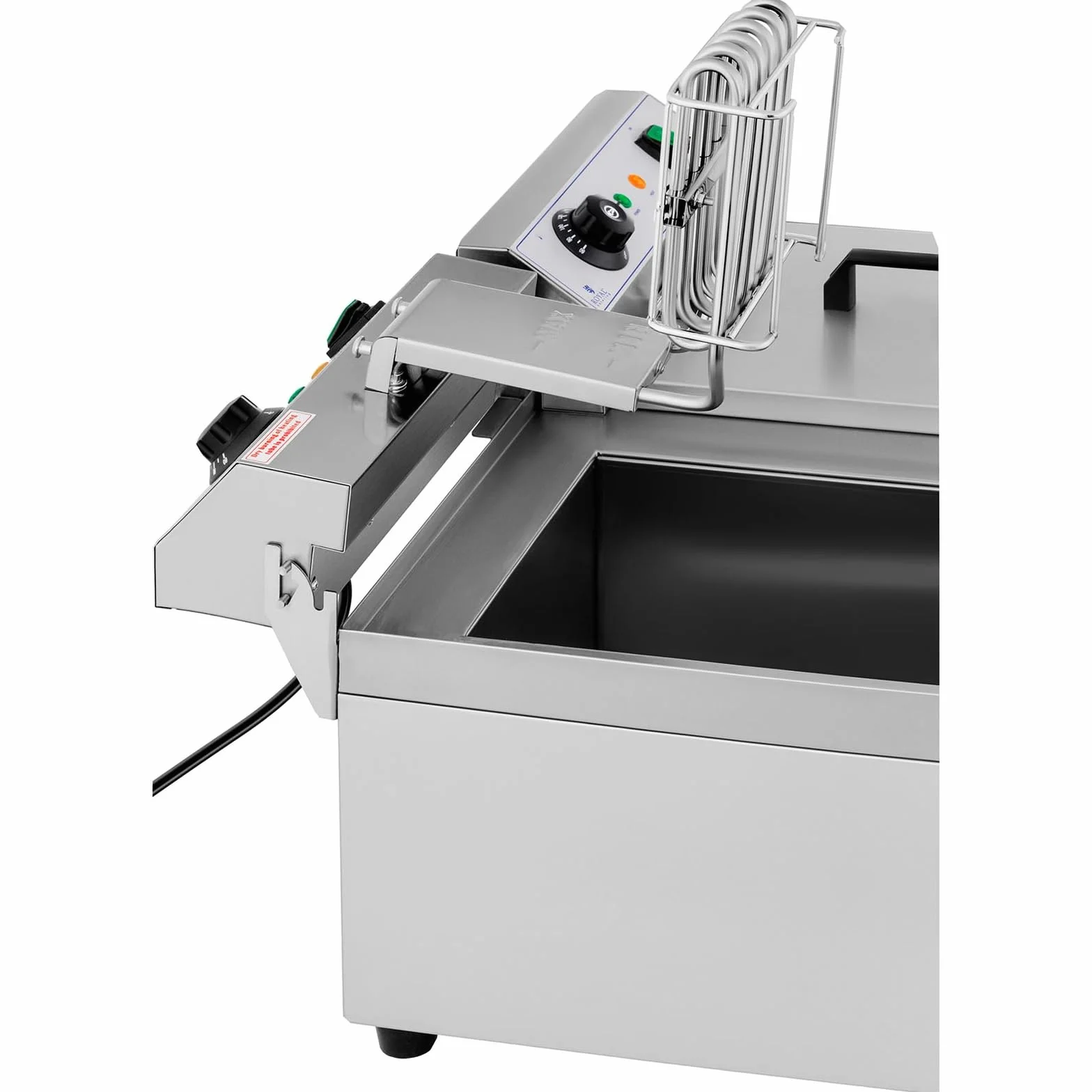Royal Catering Freidora Eléctrica Doble Para Hostelería 2 x 13 Litros 230 V RCEF 13DB (2 x 3.200 W, Grifos De Vaciado, Temperatura: 50-200 °C)