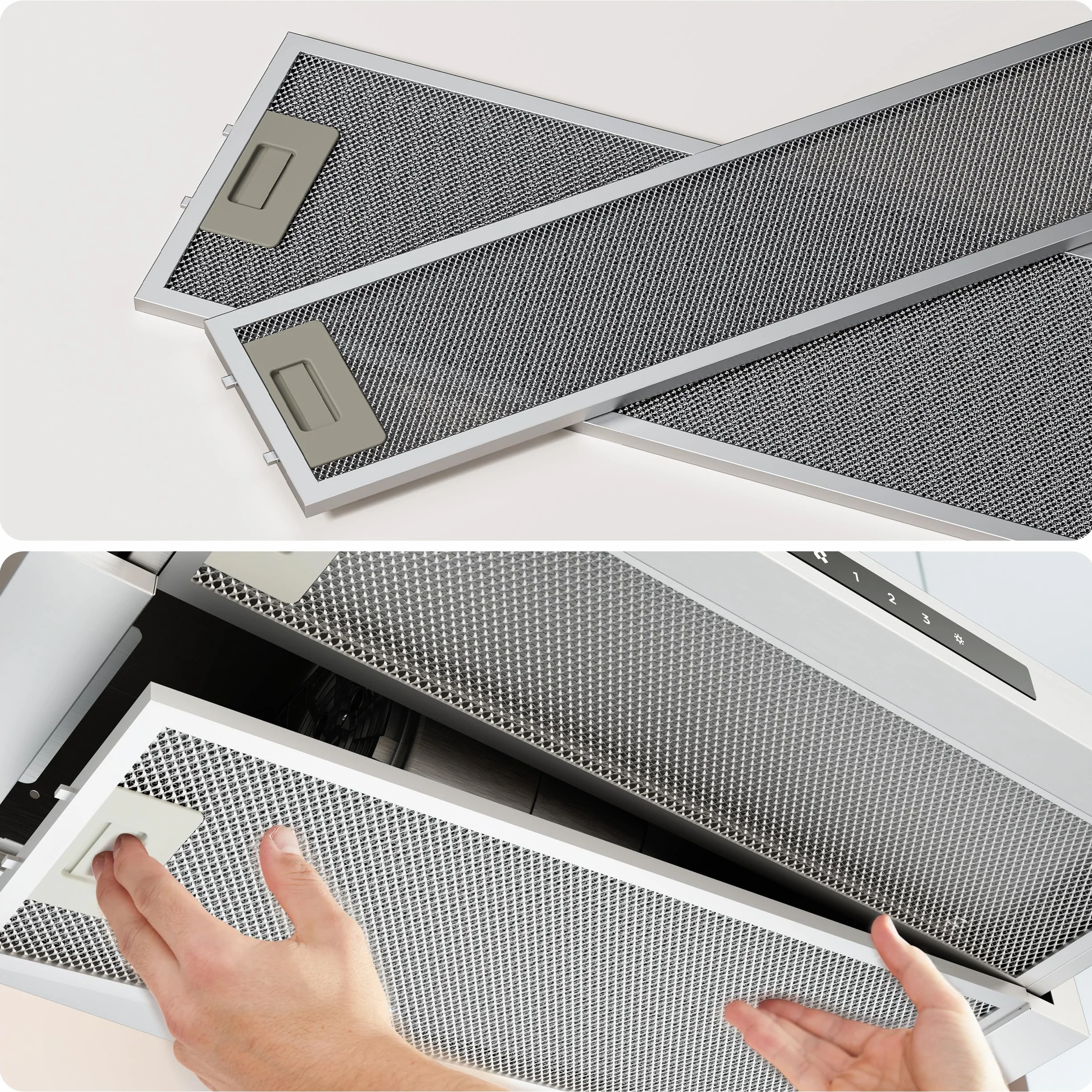 CIARRA CBCS6909A Campana Extractora Telescópica 60 cm 600 m³/h Clase A+ Acero Inoxidable Control Táctil LED