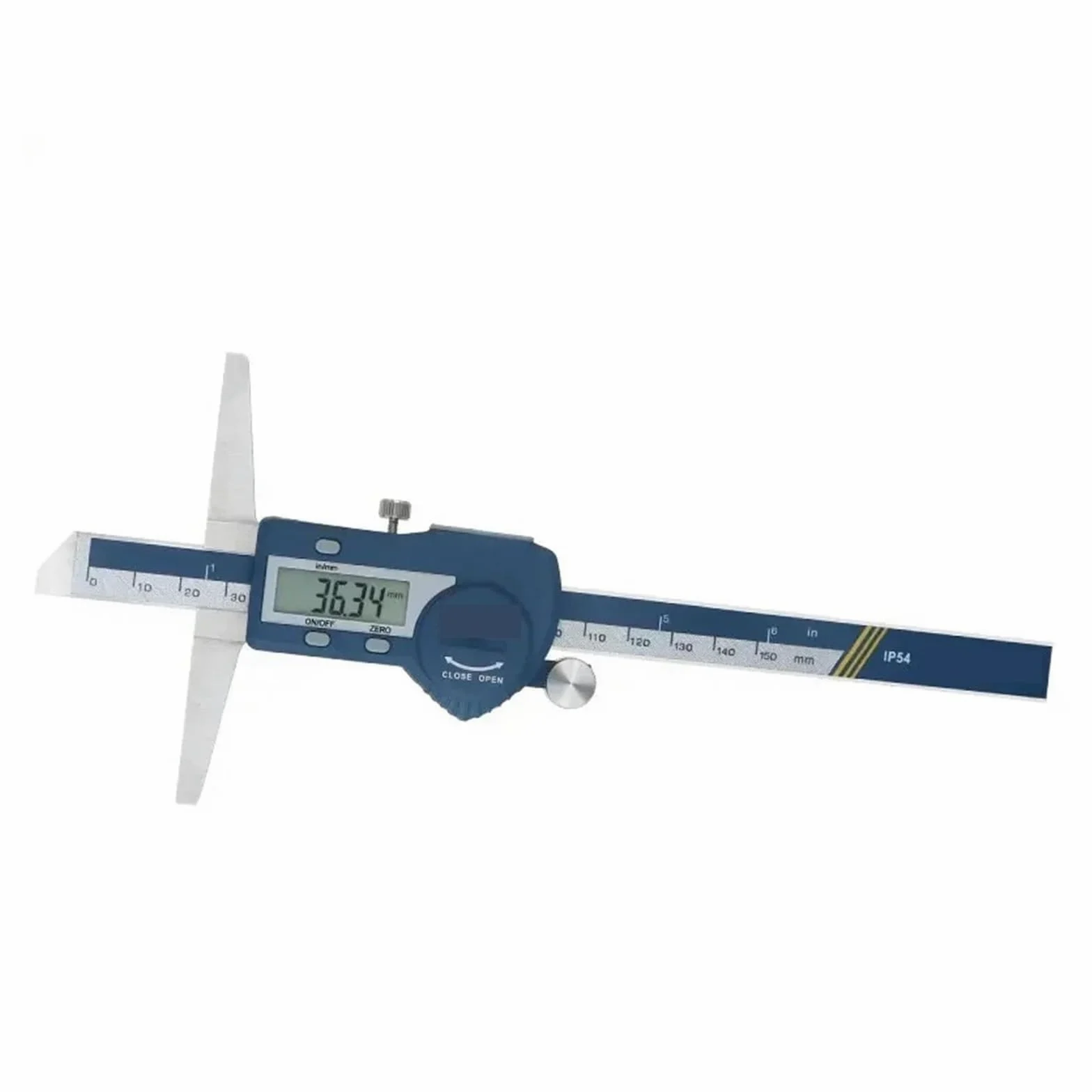 Calibrador Vernier de Profundidad, micrómetro, 150/200/300 Mm, calibrador Vernier Digital, medidor de Profundidad Digital eléctrico de Acero Inoxidable(0-200mm)