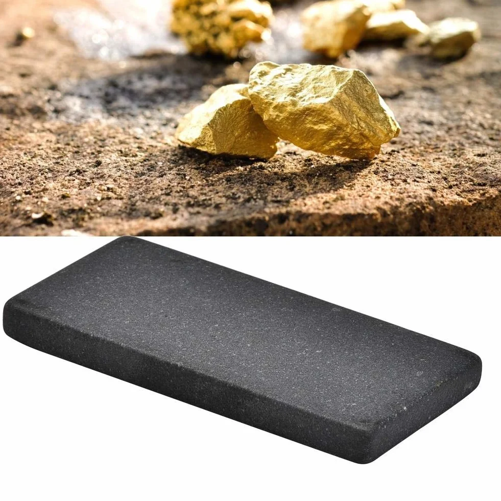 Piedra de prueba de metal para joyas de oro 3inx1.5in 3.9inx2in portátil 1 PC