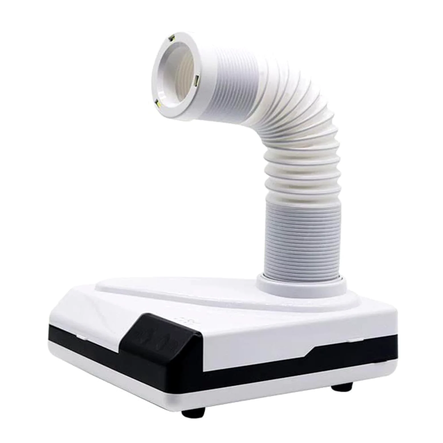 SenhE Aspirador Dental de Mesa, Aspirador Portátil Fuerte LED, Colector de Polvo de Escritorio, Banco de Trabajo de Pulido Dental, Colector de Polvo para Laboratorio Dental