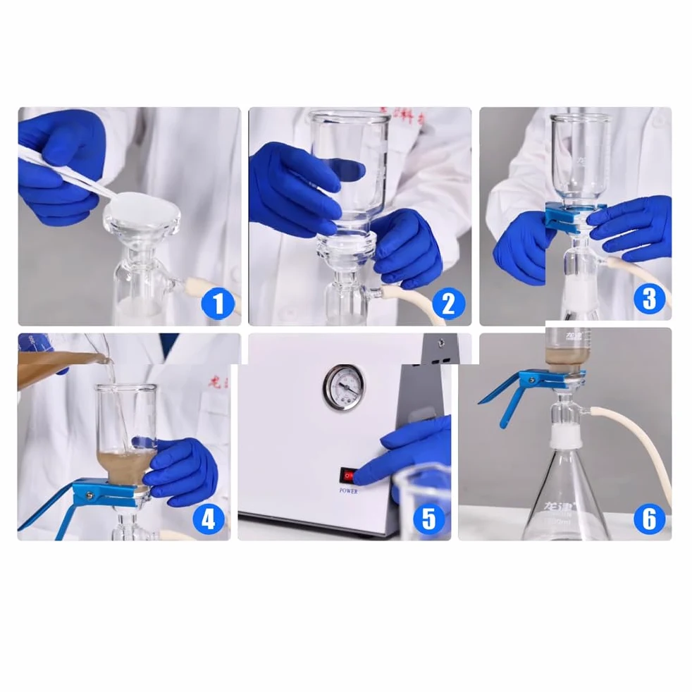 Membranas de filtro de PTFE hidrofóbicas de 50 Uds., politetrafluoroetileno resistente al agua y transpirable for uso en laboratorio(0.005mm D50mm)