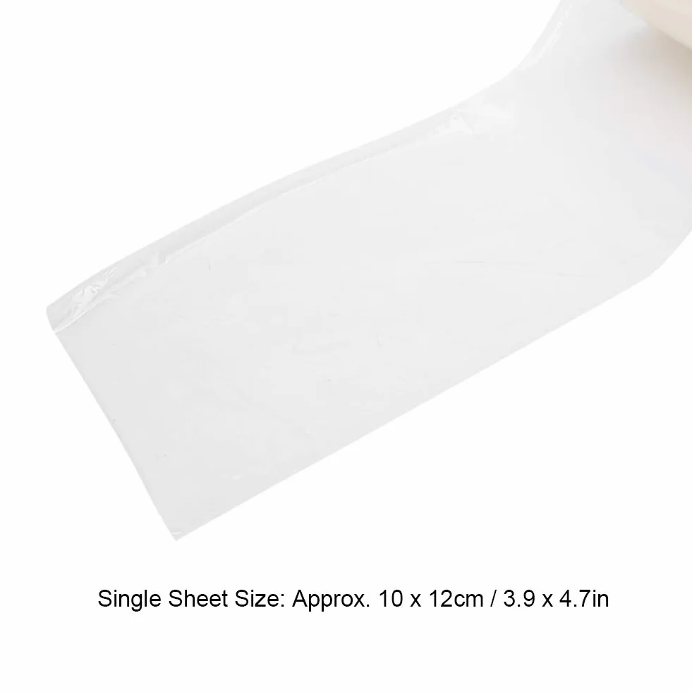Película de Barrera para Tatuajes 1200 Hojas Desechable Impermeable Transparente