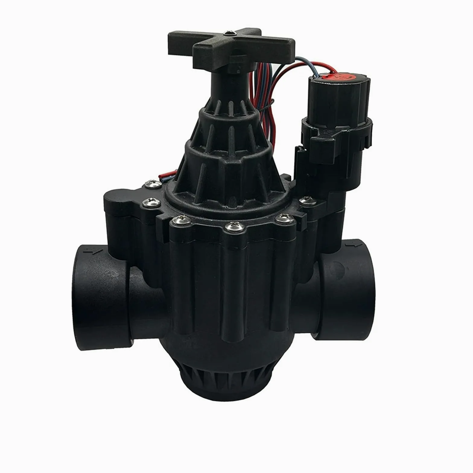 electroválvula de riego Válvula Solenoide Normalmente Cerrada de 1-1/2 "2" Pulgadas, válvula de Nailon de 220V, 12V y 24V for riego de Jardines y Granjas (Size : 2", Color : 12VDC)