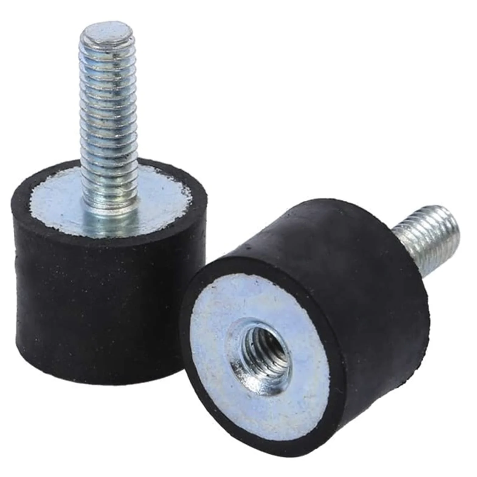 Soportes de Bobina de Goma, Soportes aisladores de vibración, 4 Piezas de Rosca M8, aislador de Bobina cilíndrico Que Absorbe los Golpes(M8 40x20mm)
