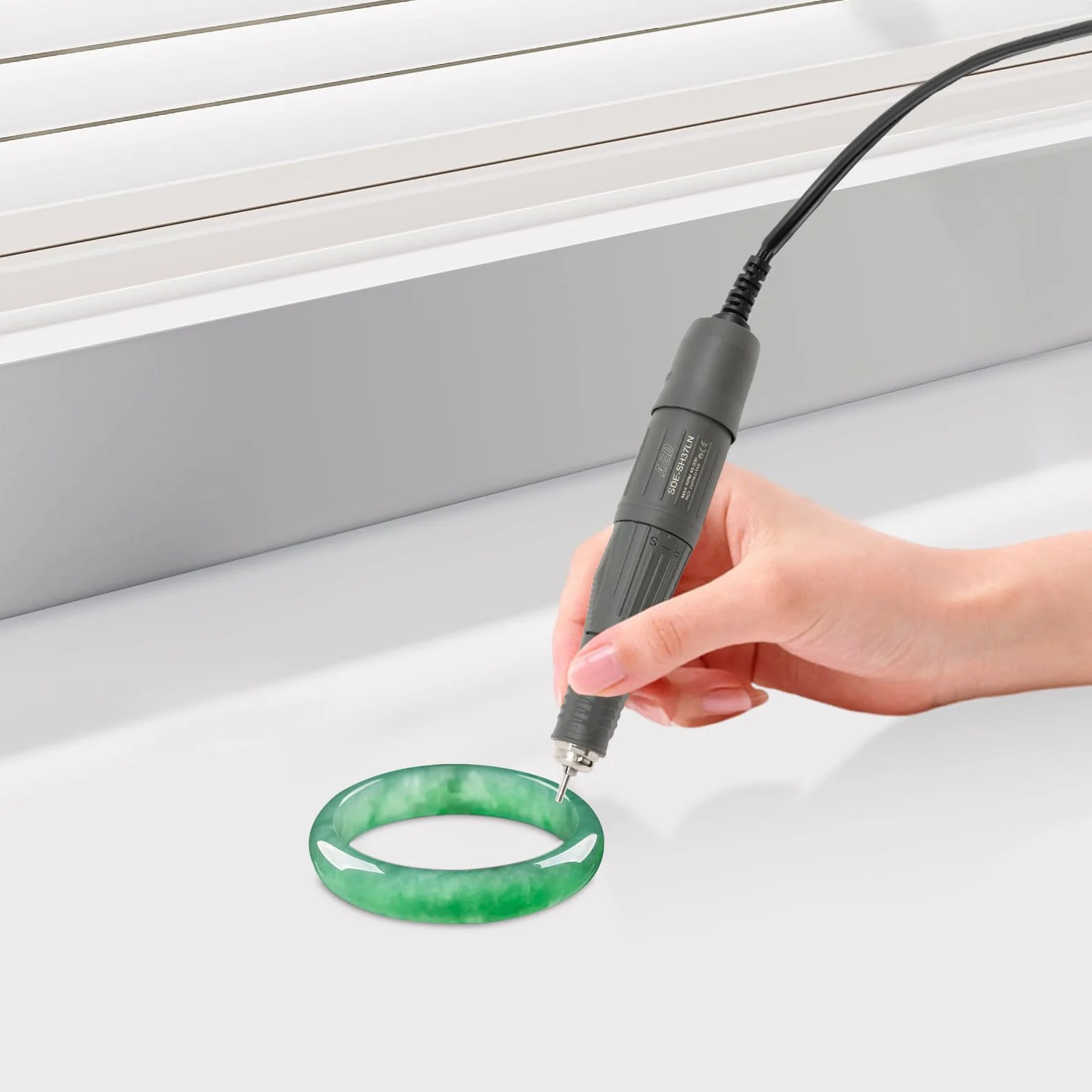 SDE-SH37LN N8 Micromotor Eléctrico Pulidora 45KRPM Laboratorio Portátil