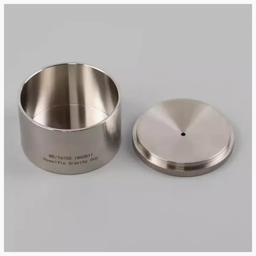 Equipos y suministros de laboratorio Picnómetro de copa densidad acero inoxidable 37 ml, 50 y 100