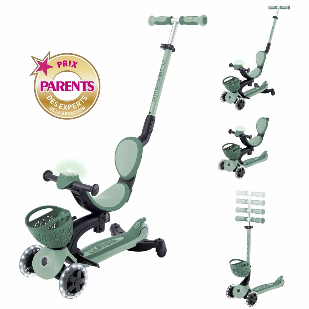 Globber Go•up Baby 360 Lights Patinete Unisex