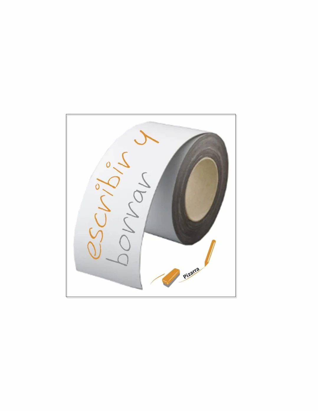 AimanGZ - Rollo de imán flexible, blanco, 10 cm x 5 m, 0.9 mm de grosor